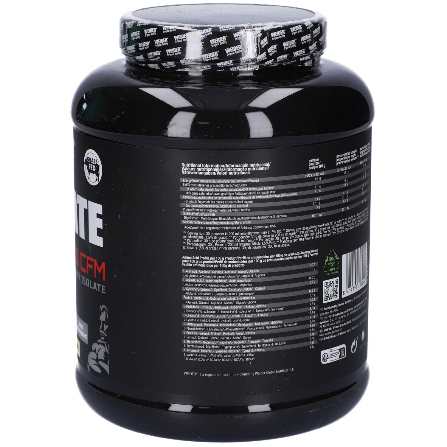 Weider Isolate Whey 100 CFM Polvere Vanilla Cream