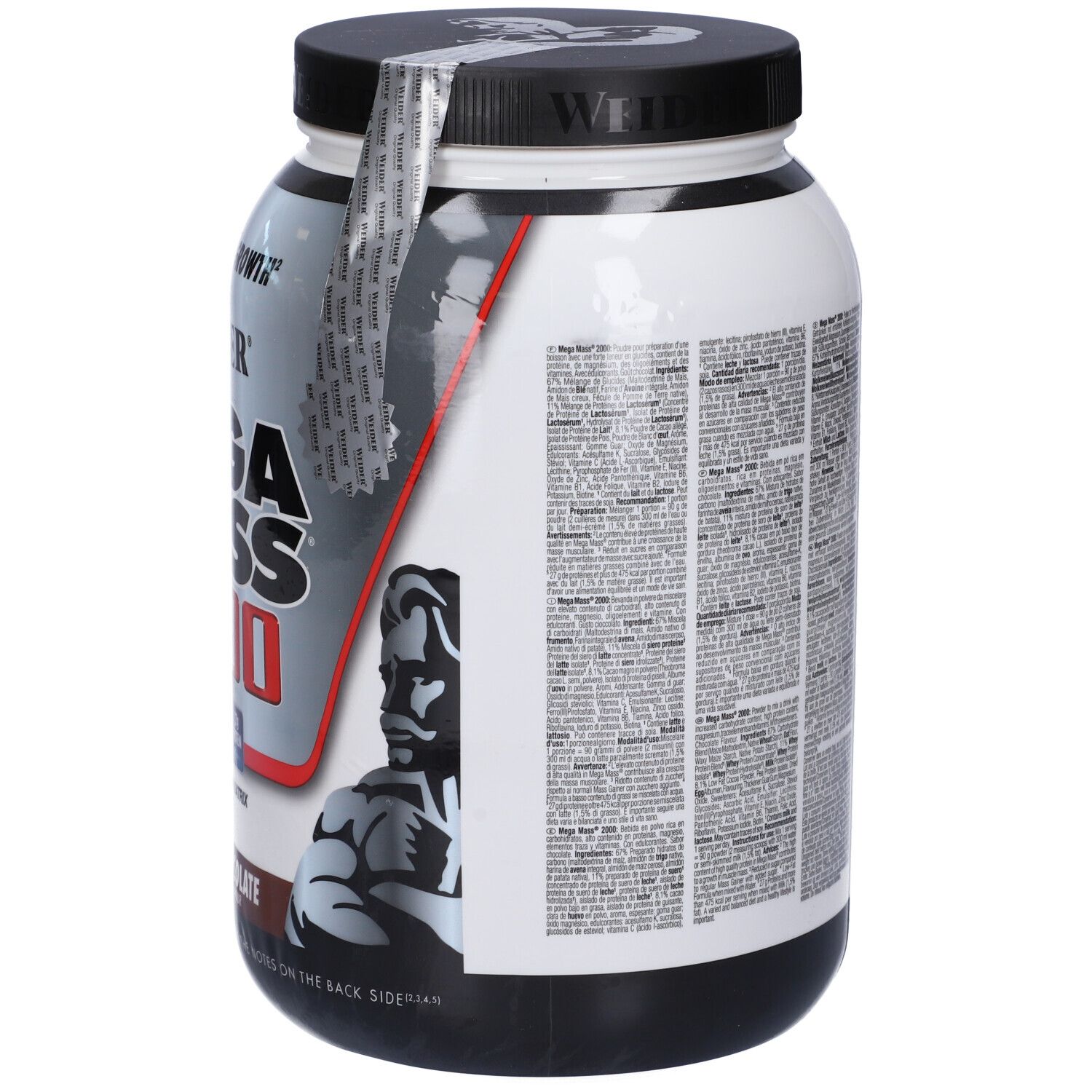 Weider Super Mega Mass 2000 Cioccolato 1,5 Kg
