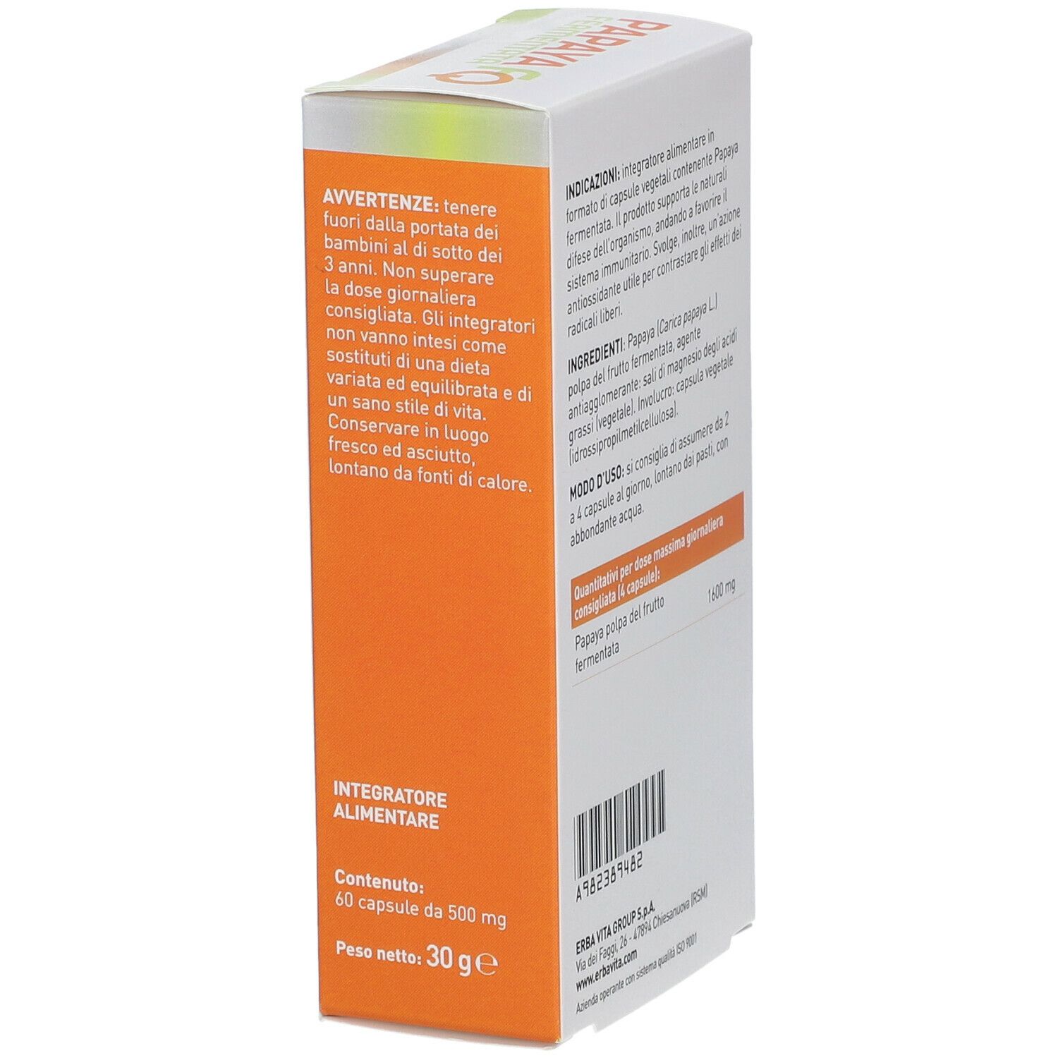 ERBA VITA Papaya Fermentata FQ Capsule
