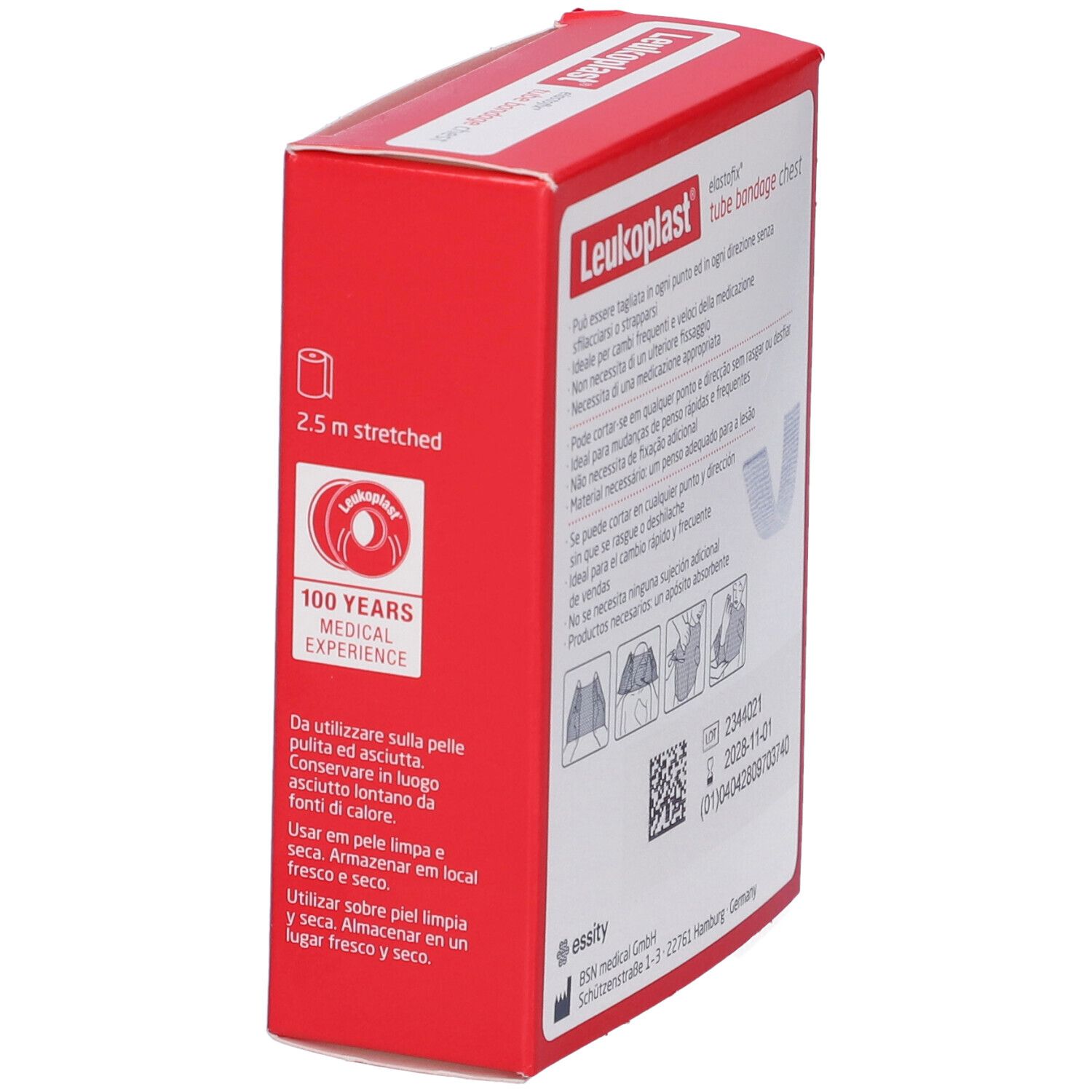 LEUKOPLAST ELASTOFIX TUB TORAC