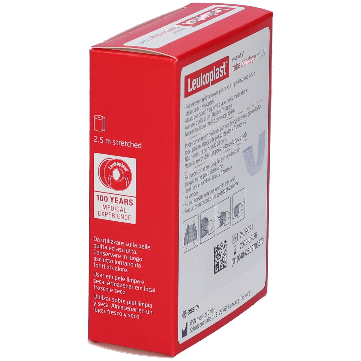 Leucoplast Rete Tubolare Elastica Ombelico 2,50m