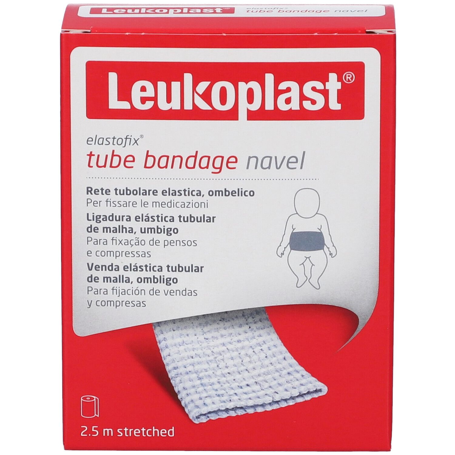 Leucoplast Rete Tubolare Elastica Ombelico 2,50m