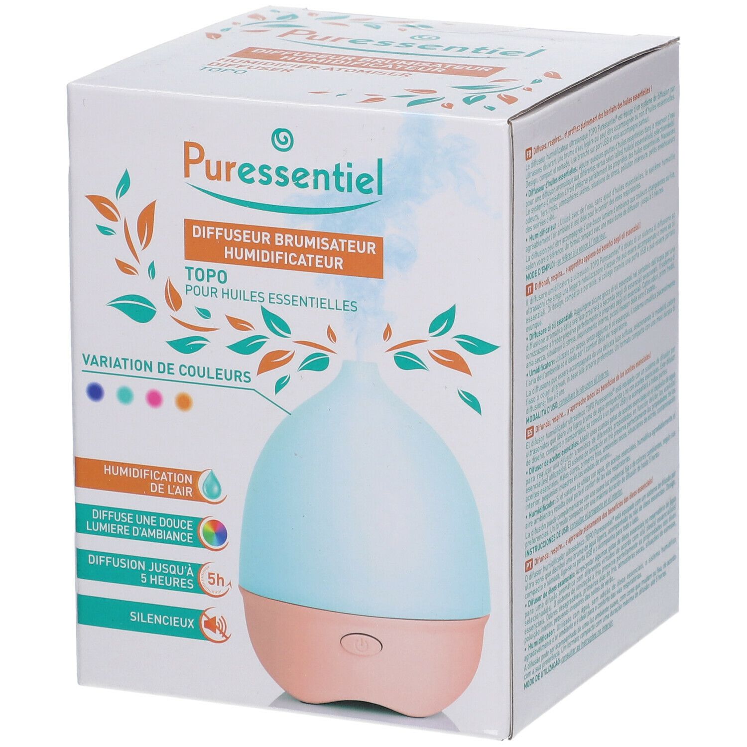 Puressentiel Diffusore Umidificatore A Ultrasuoni Topo