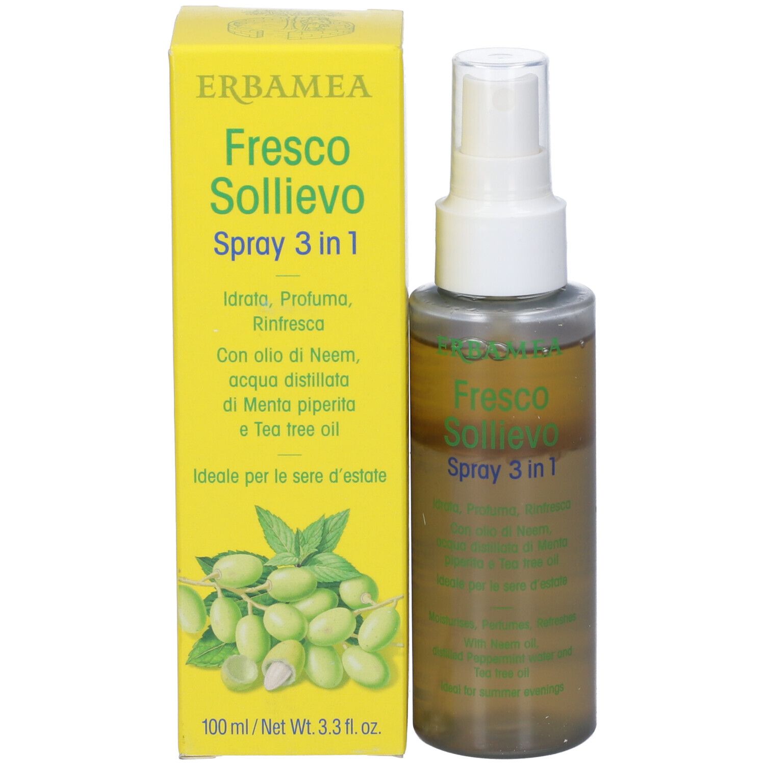 Erbamea Fresco Sollievo Spray 3In1