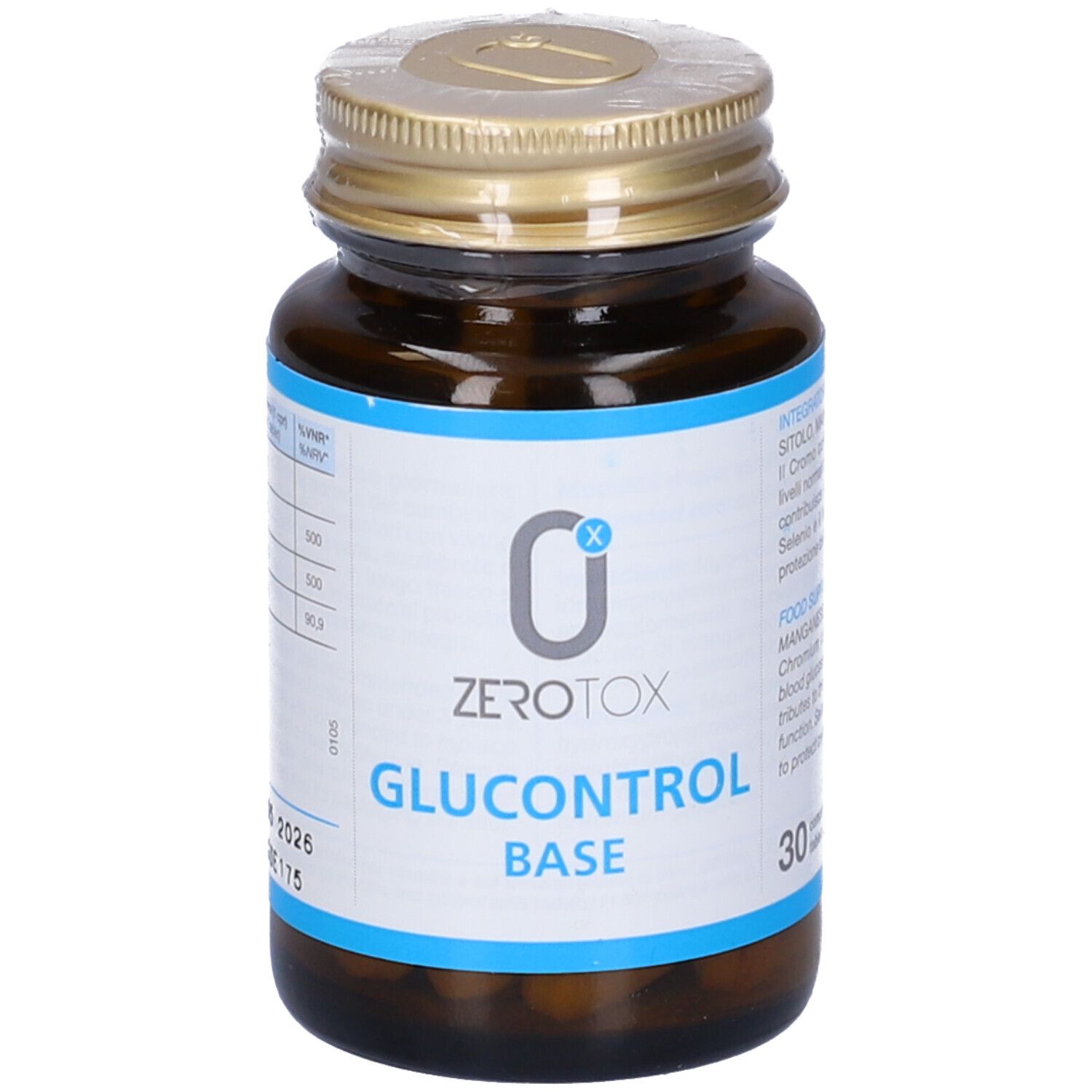 Zerotox Glucontrol Base 30 Compresse
