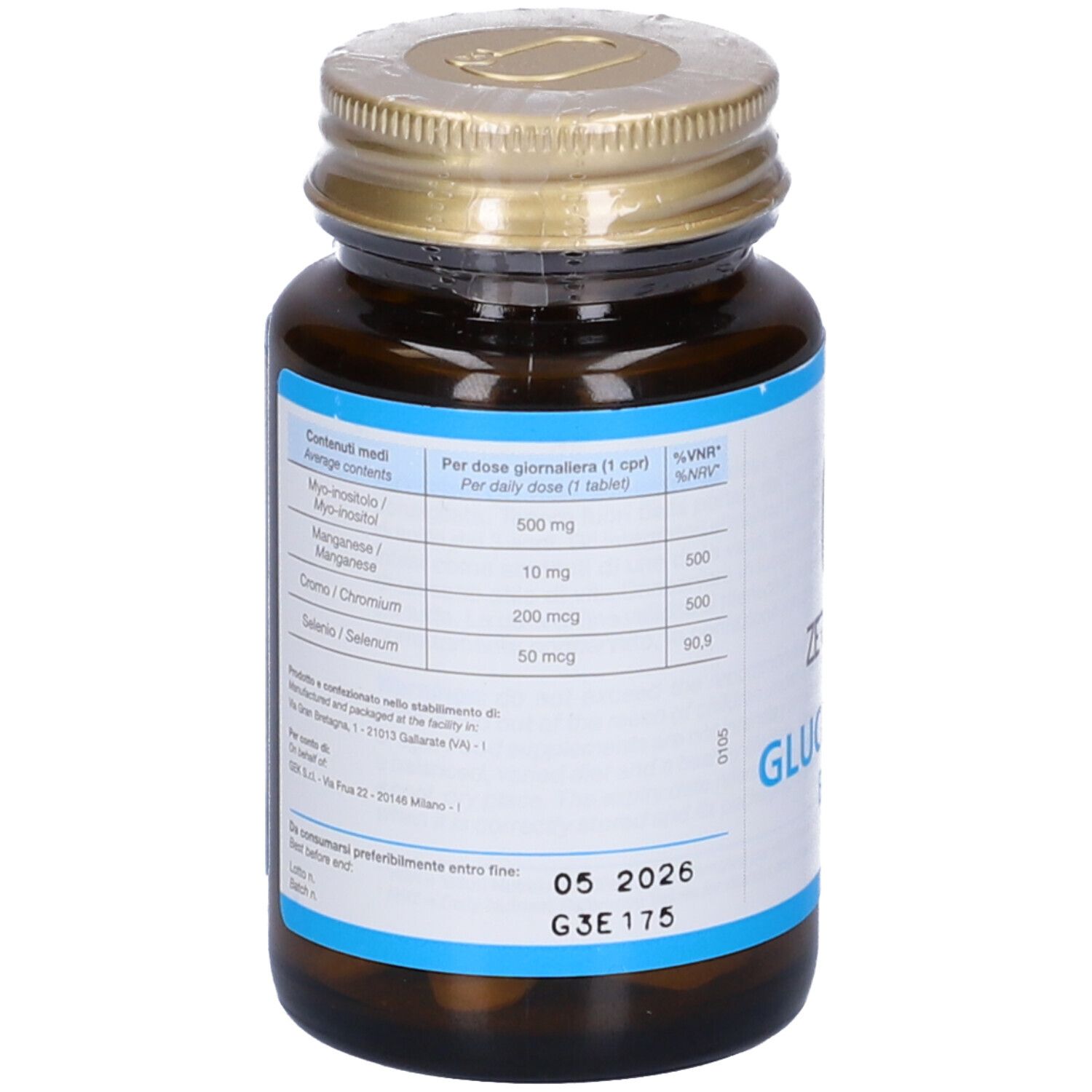 Zerotox Glucontrol Base 30 Compresse