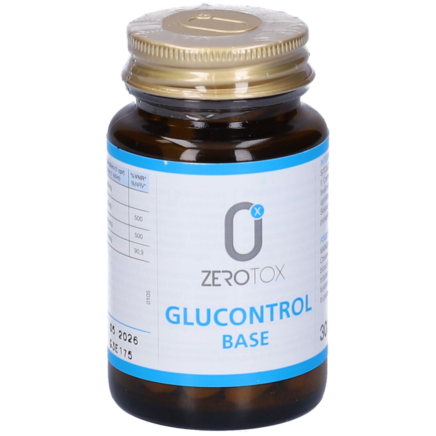 Zerotox Glucontrol Base 30 Compresse