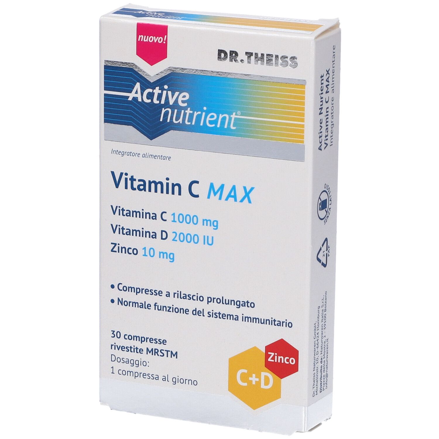 Dr heiss Vitamin C Max Retard Bifasica Compresse