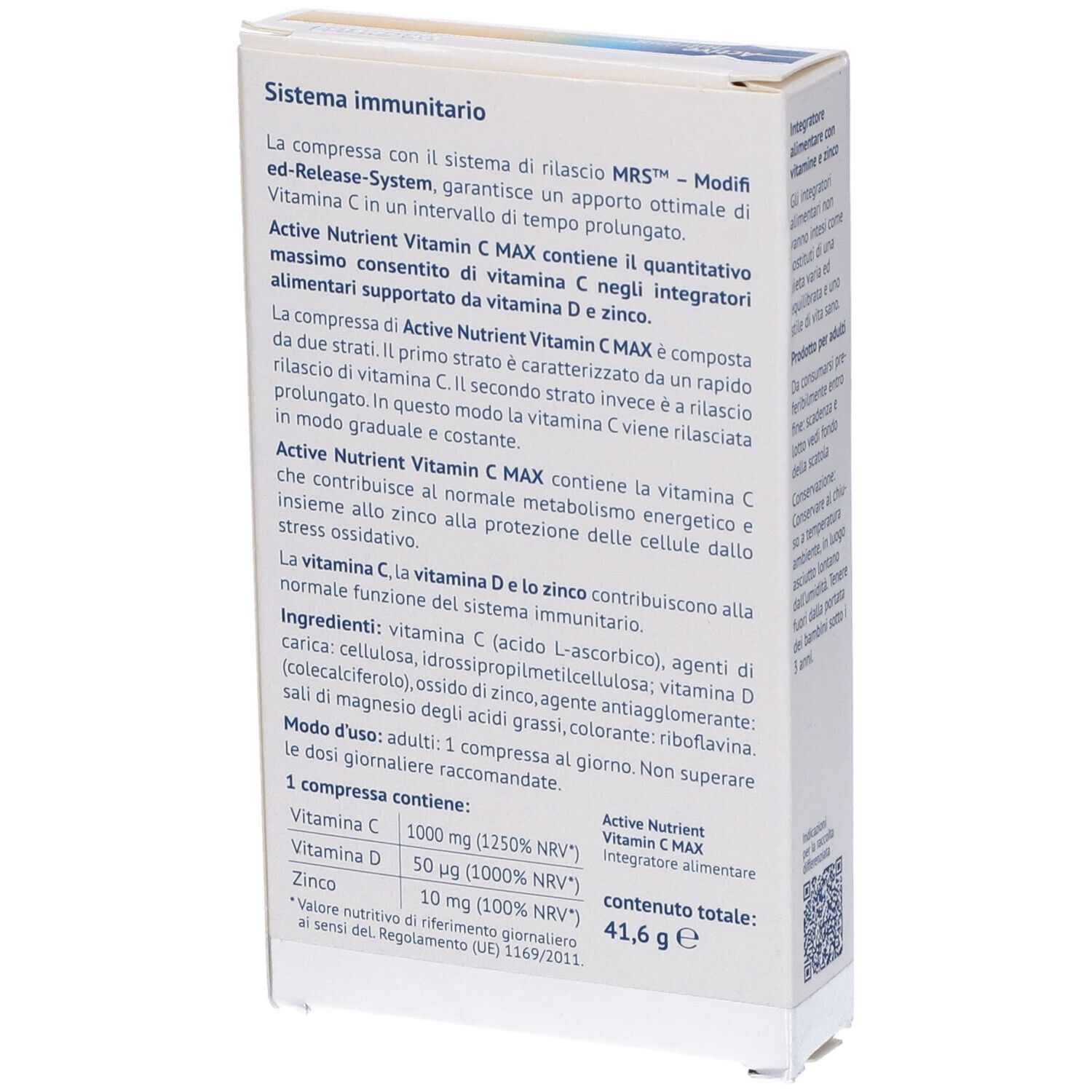 Dr heiss Vitamin C Max Retard Bifasica Compresse