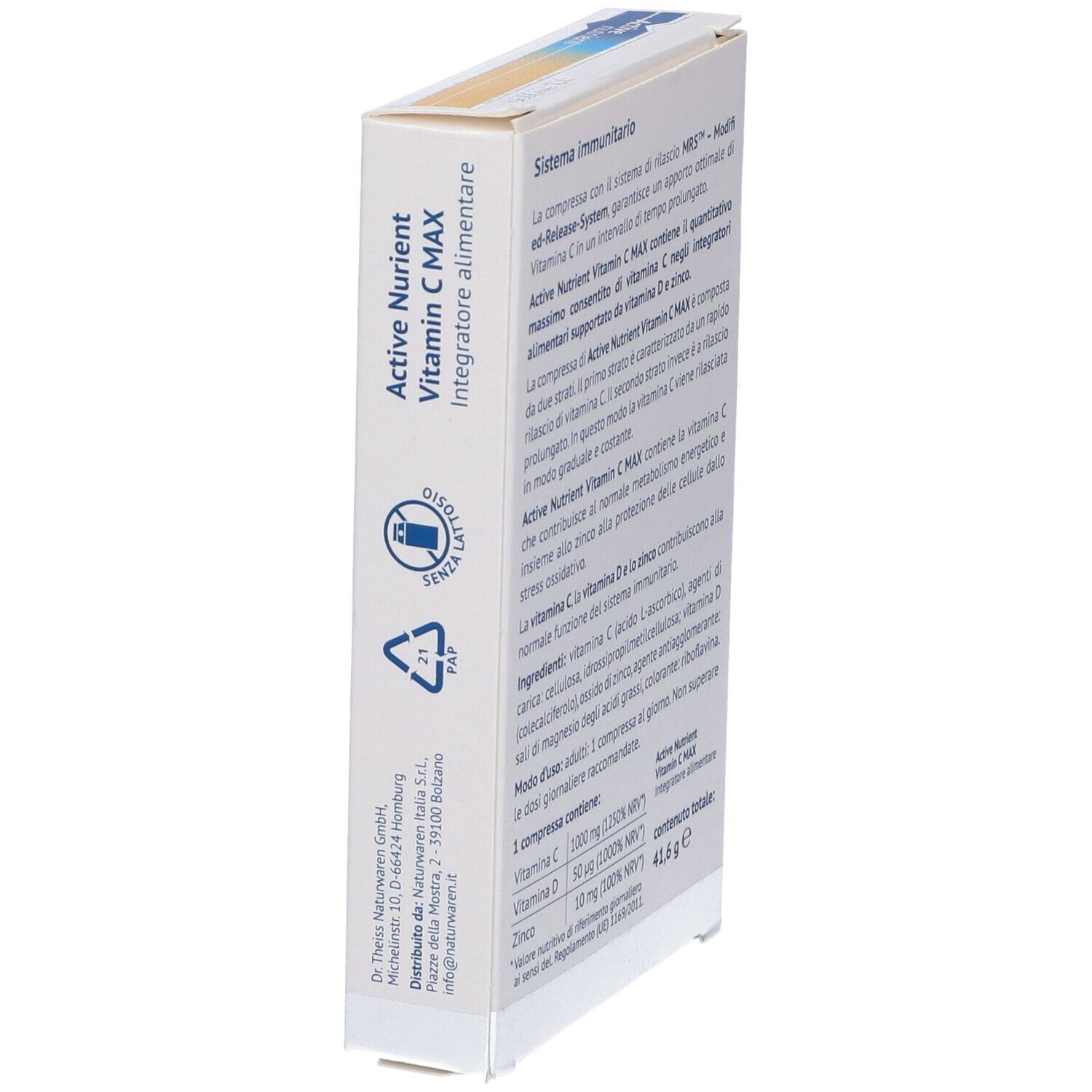 Dr heiss Vitamin C Max Retard Bifasica Compresse