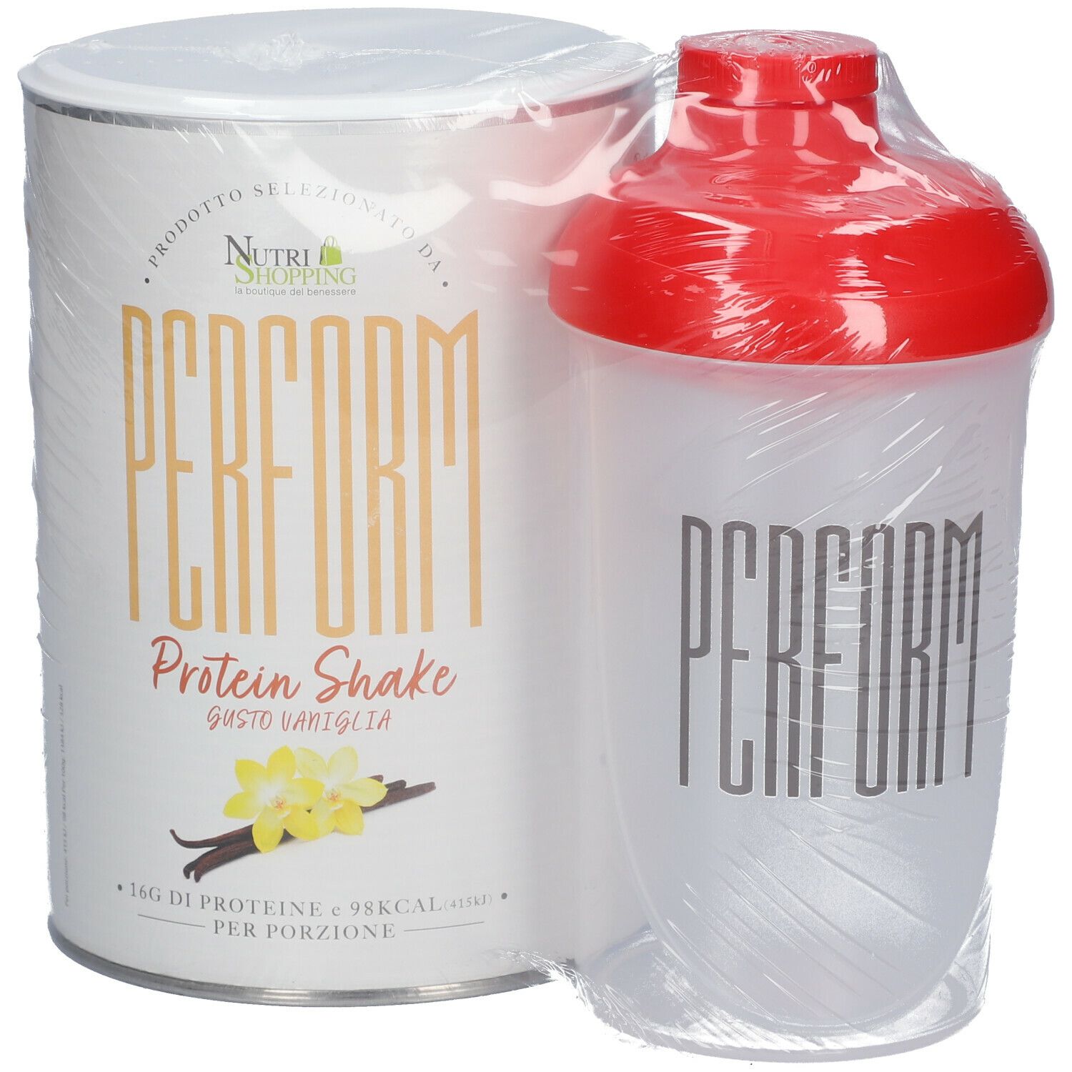 PERFORM Protein Shake Gusto Vaniglia con Shaker