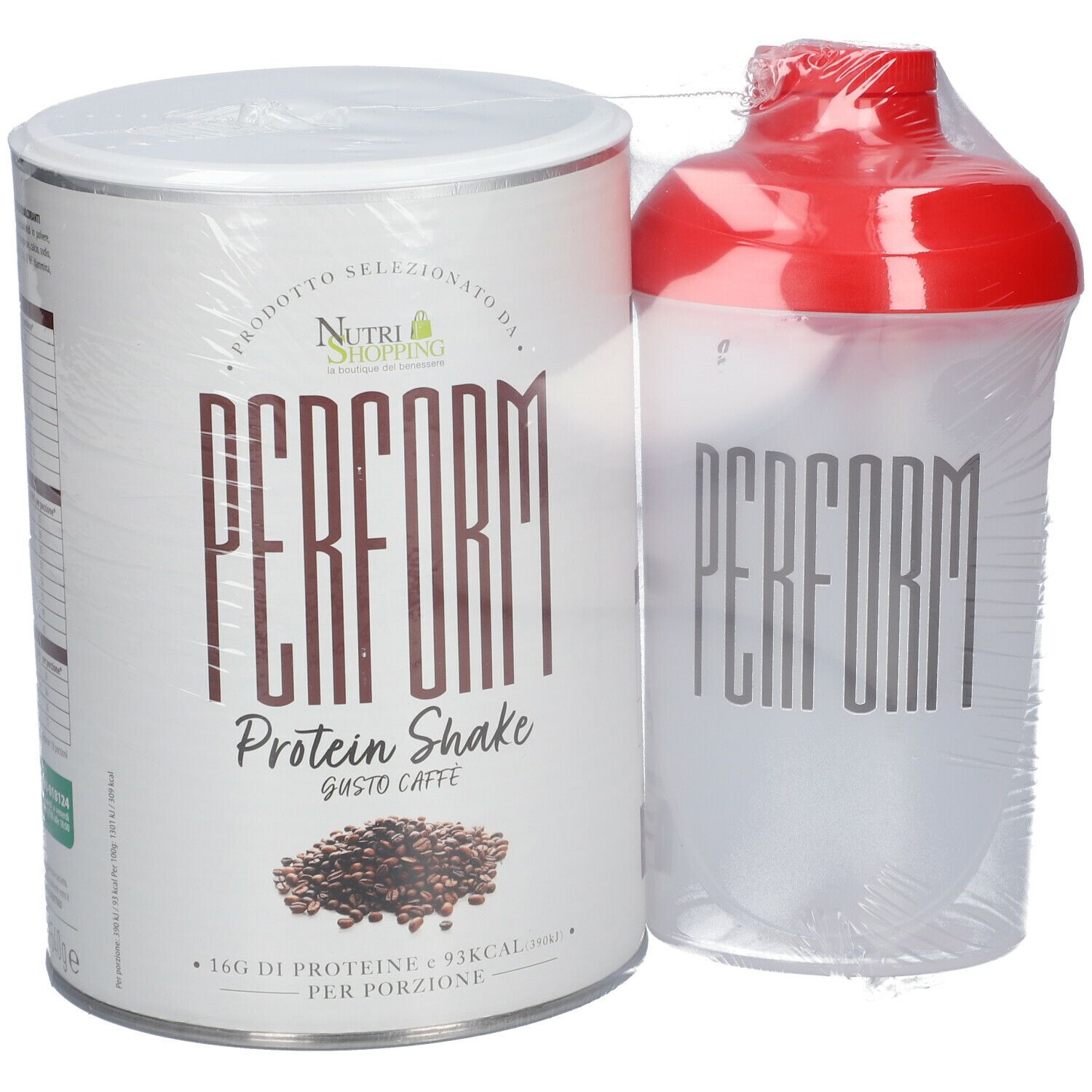 PERFORM Protein Shake Gusto Caffè con Shaker
