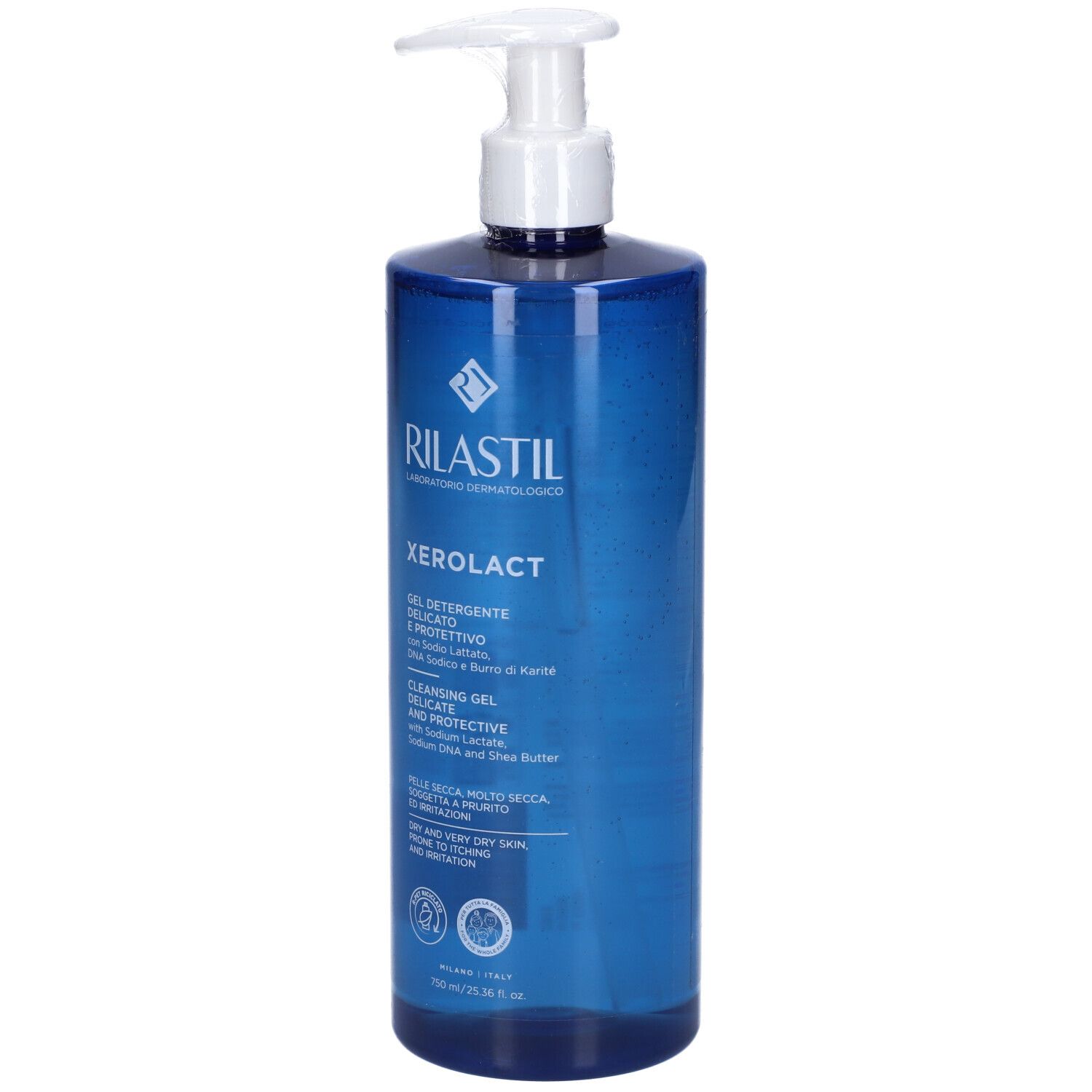 rilastil xerolact olio detergente 1000 ml