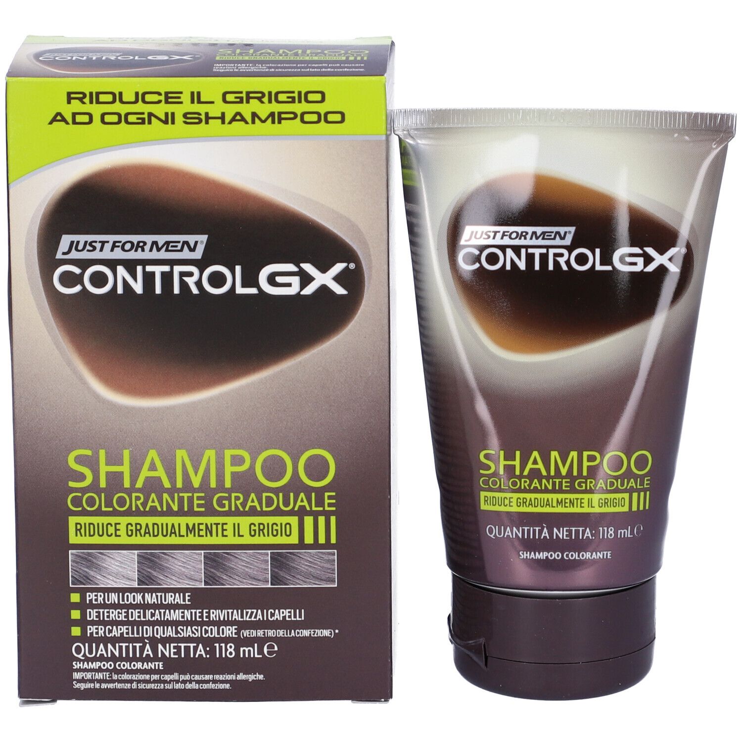 Just For Men Controlgx Shampoo Colorante Graduale