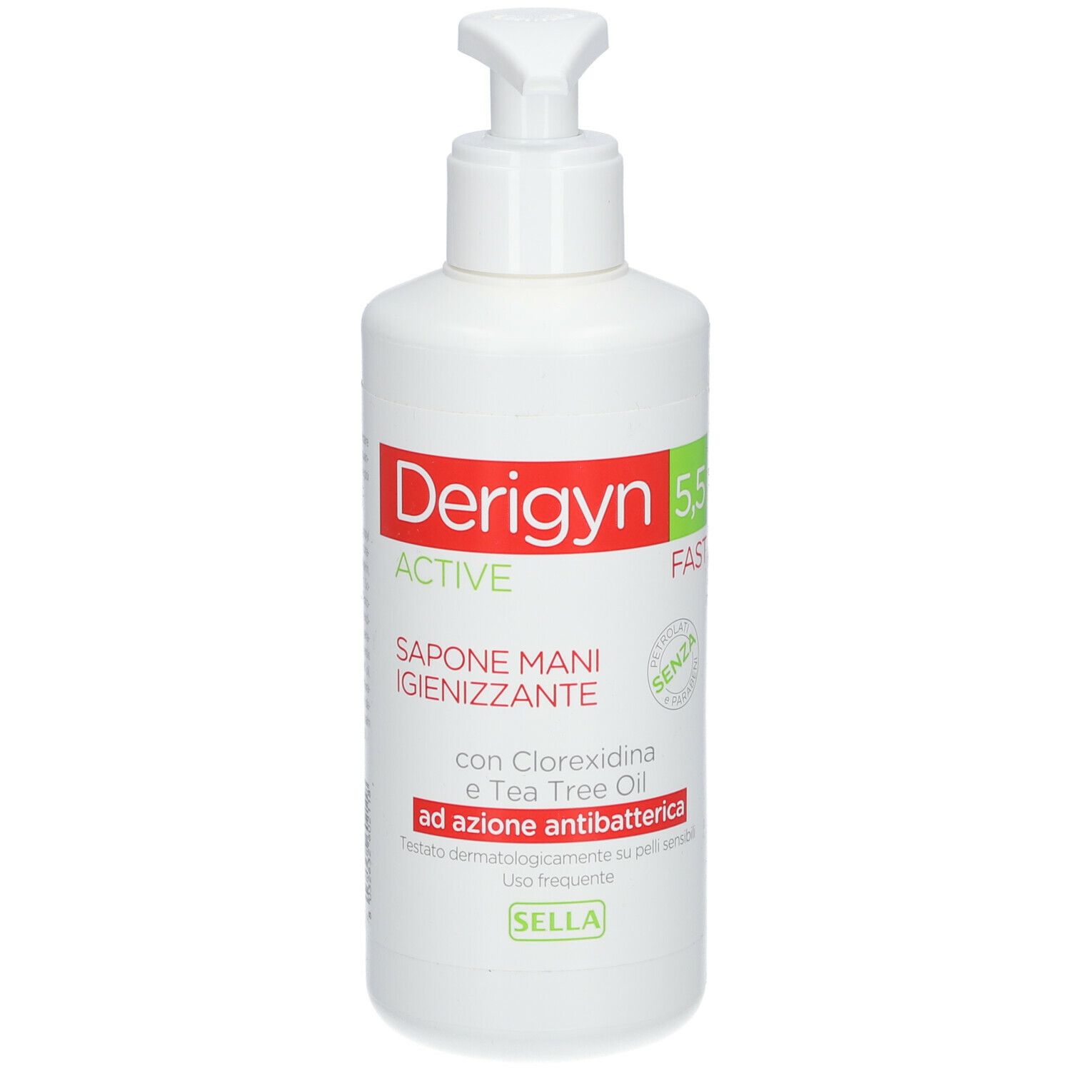 SELLA Derigyn - Active Fast Ph 5,5 Sapone Mani Igienizzante