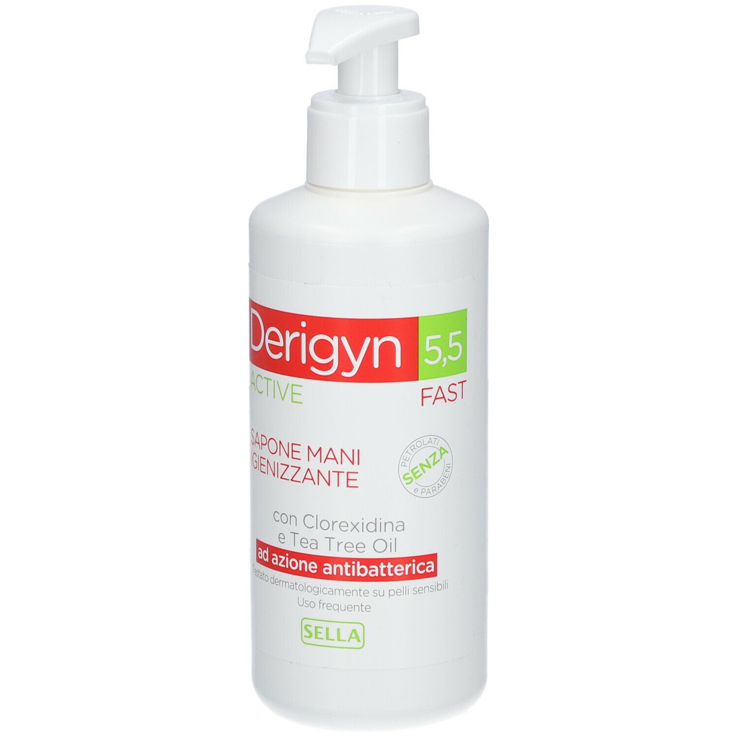 SELLA Derigyn - Active Fast Ph 5,5 Sapone Mani Igienizzante