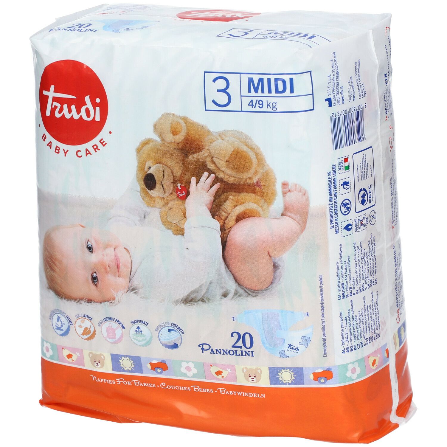 TRUDI Baby Care Pannolini Mini 4/9 kg