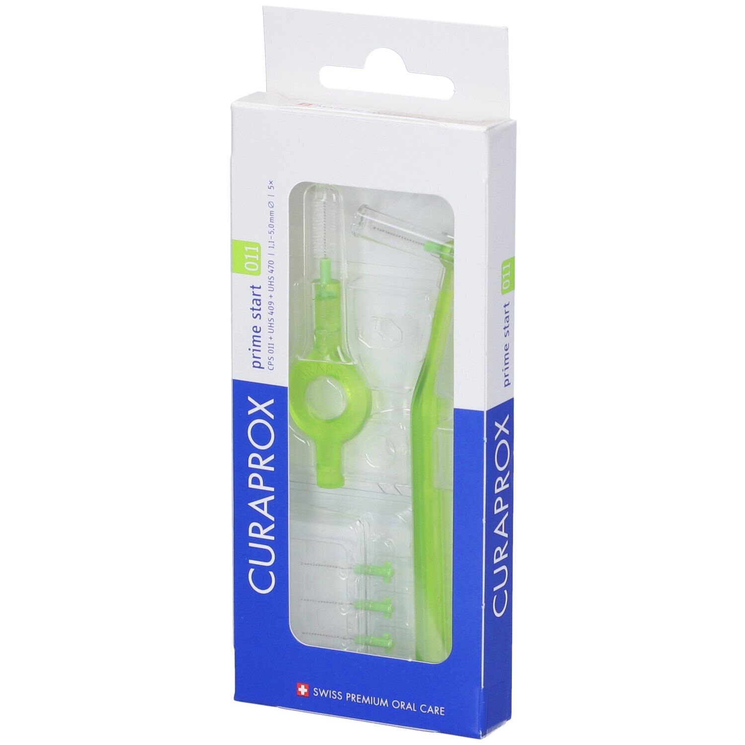 Curaprox Cps 011 Scovolino Prime Start 011 Lime Green 5 Pezzi