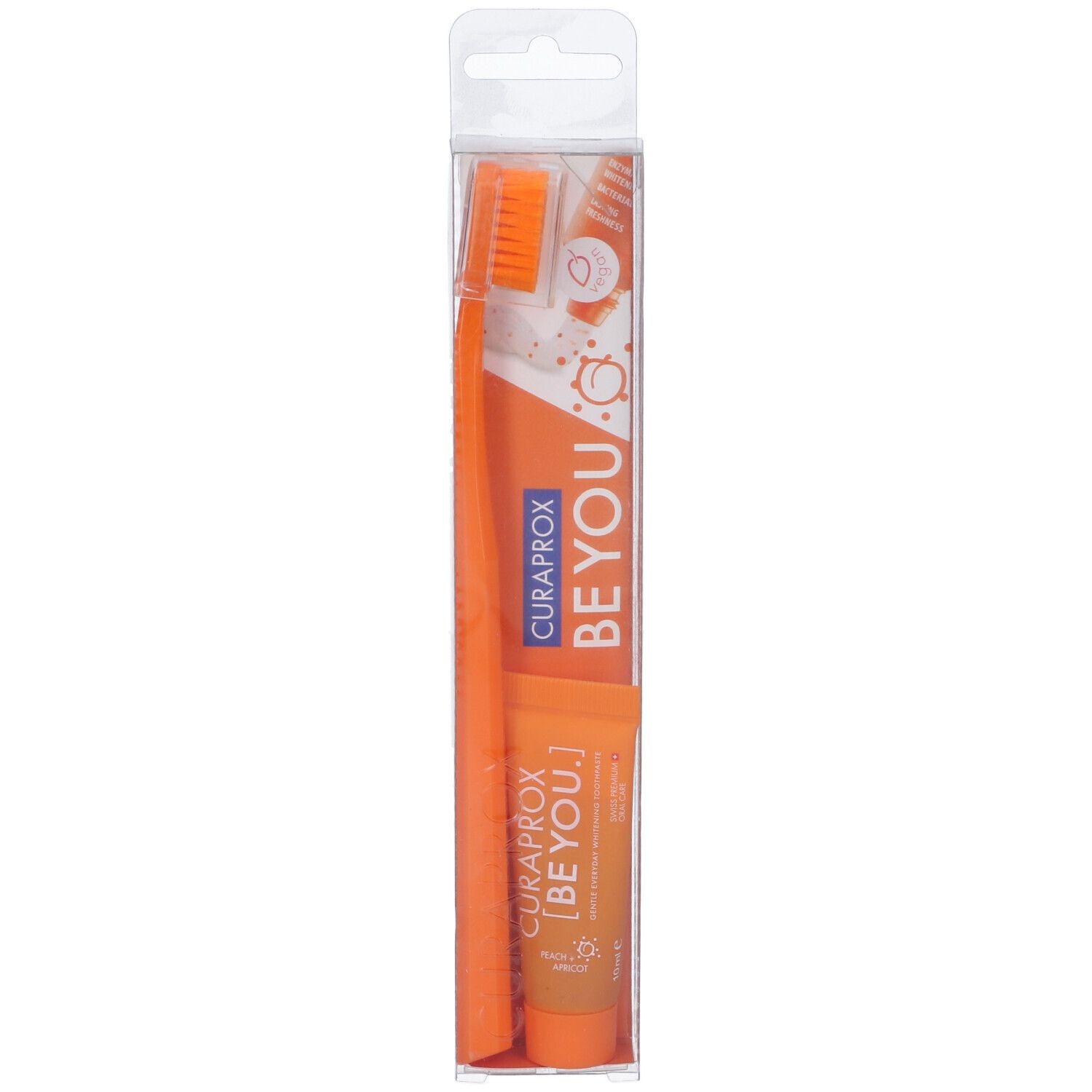 Curaprox Be You Light Pack Pure Happiness Pesca E Albicocca Dentifricio 10 Ml + Spazzolino
