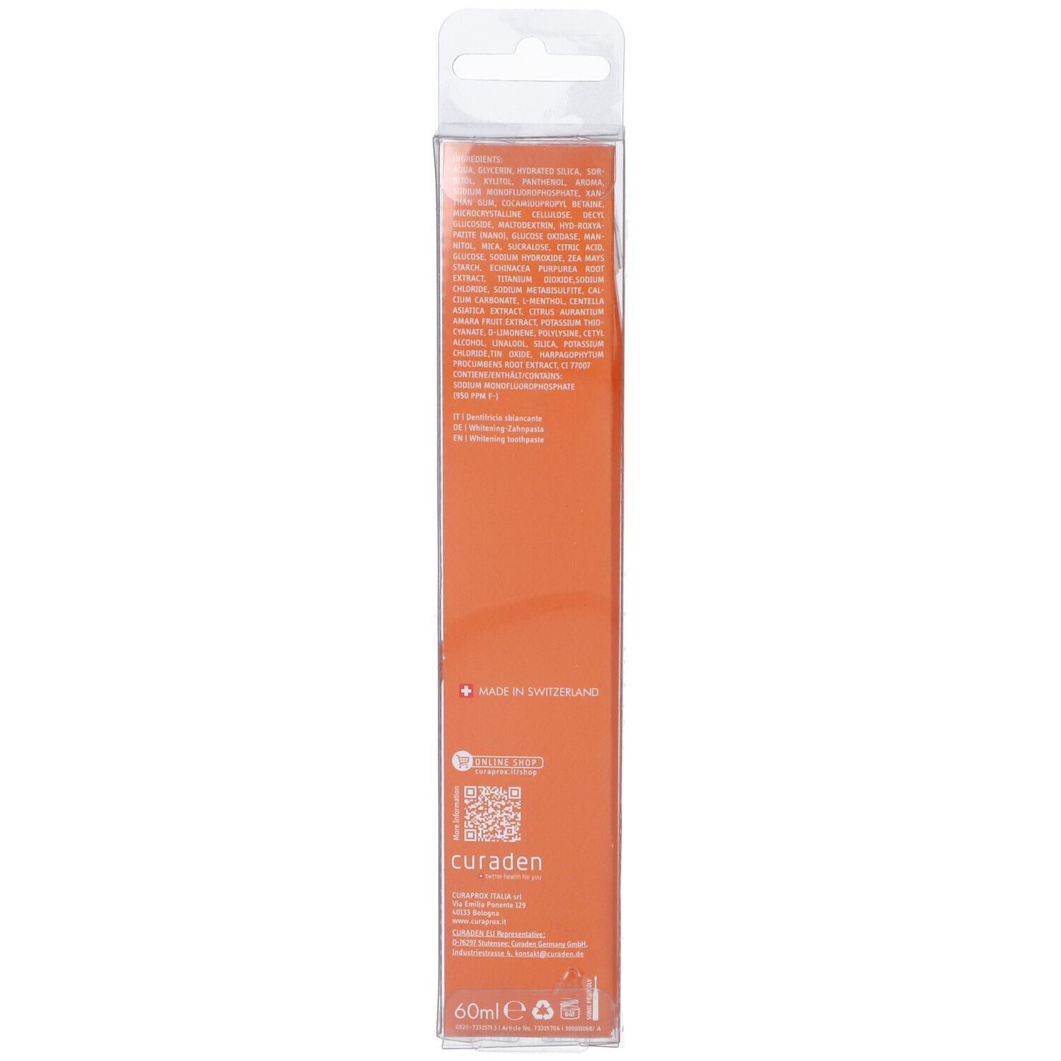 Curaprox Be You Light Pack Pure Happiness Pesca E Albicocca Dentifricio 10 Ml + Spazzolino