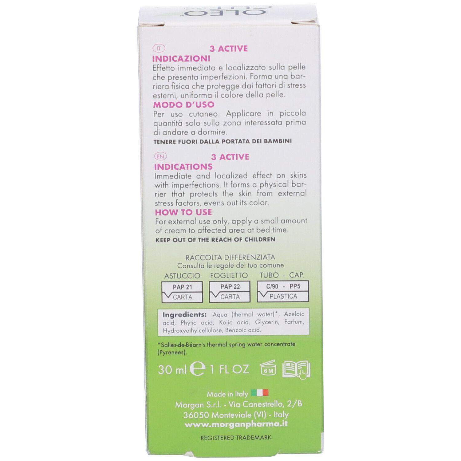 Oleocut Ac 3 Active Gel 30 Ml