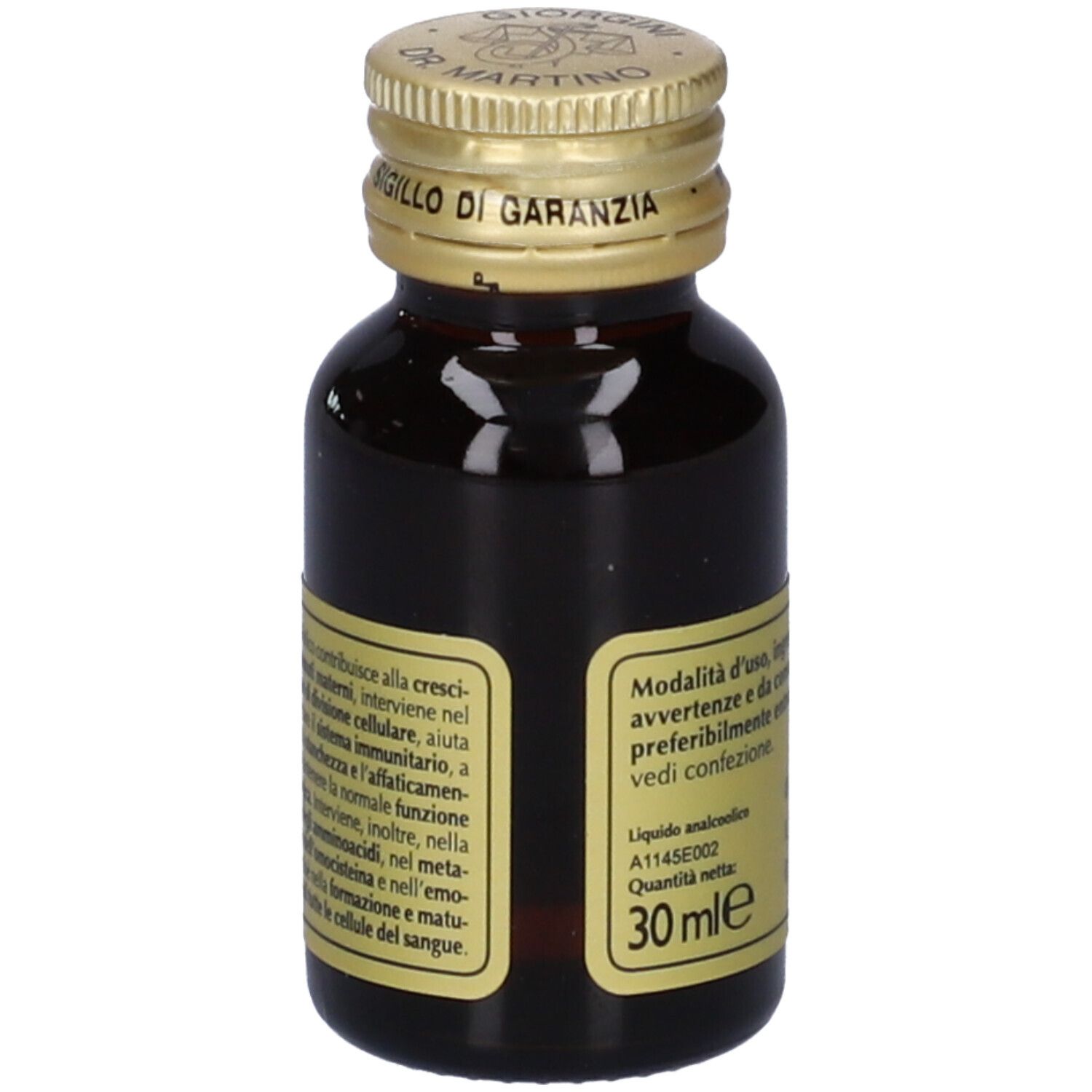 Acido Folico Puro Liquido Analcolico 30 Ml