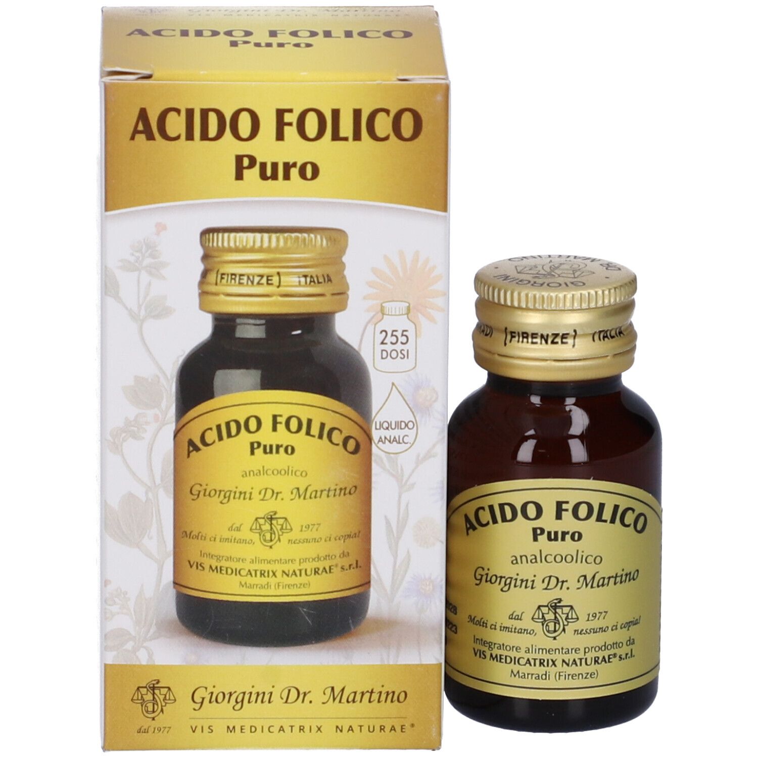Acido Folico Puro Liquido Analcolico 30 Ml