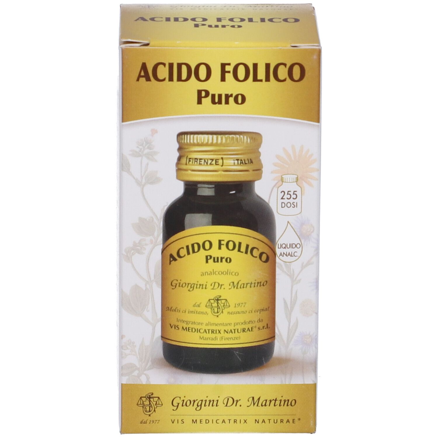 Acido Folico Puro Liquido Analcolico 30 Ml