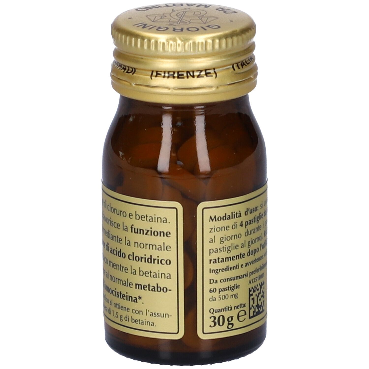 Betaina Cloridrato-T 60 Pastiglie