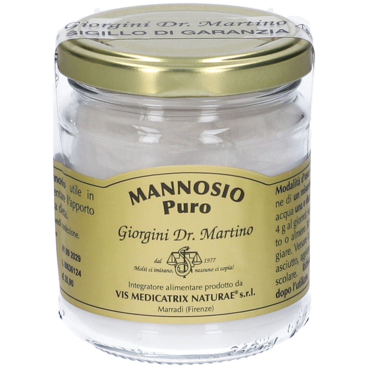 Mannosio Puro Polvere Solubile 75 G