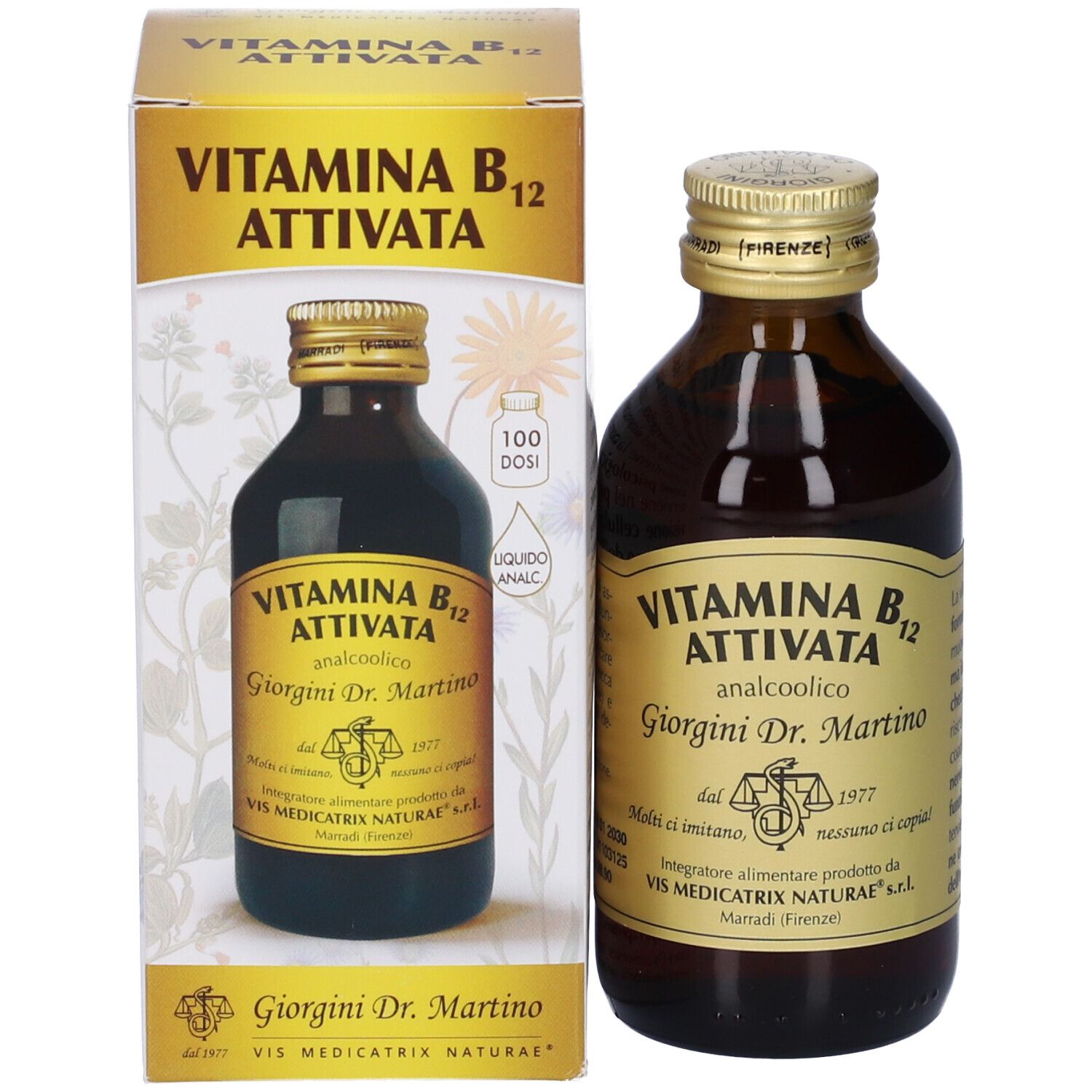 Vitamina B12 Attivata Liquido 100 Ml