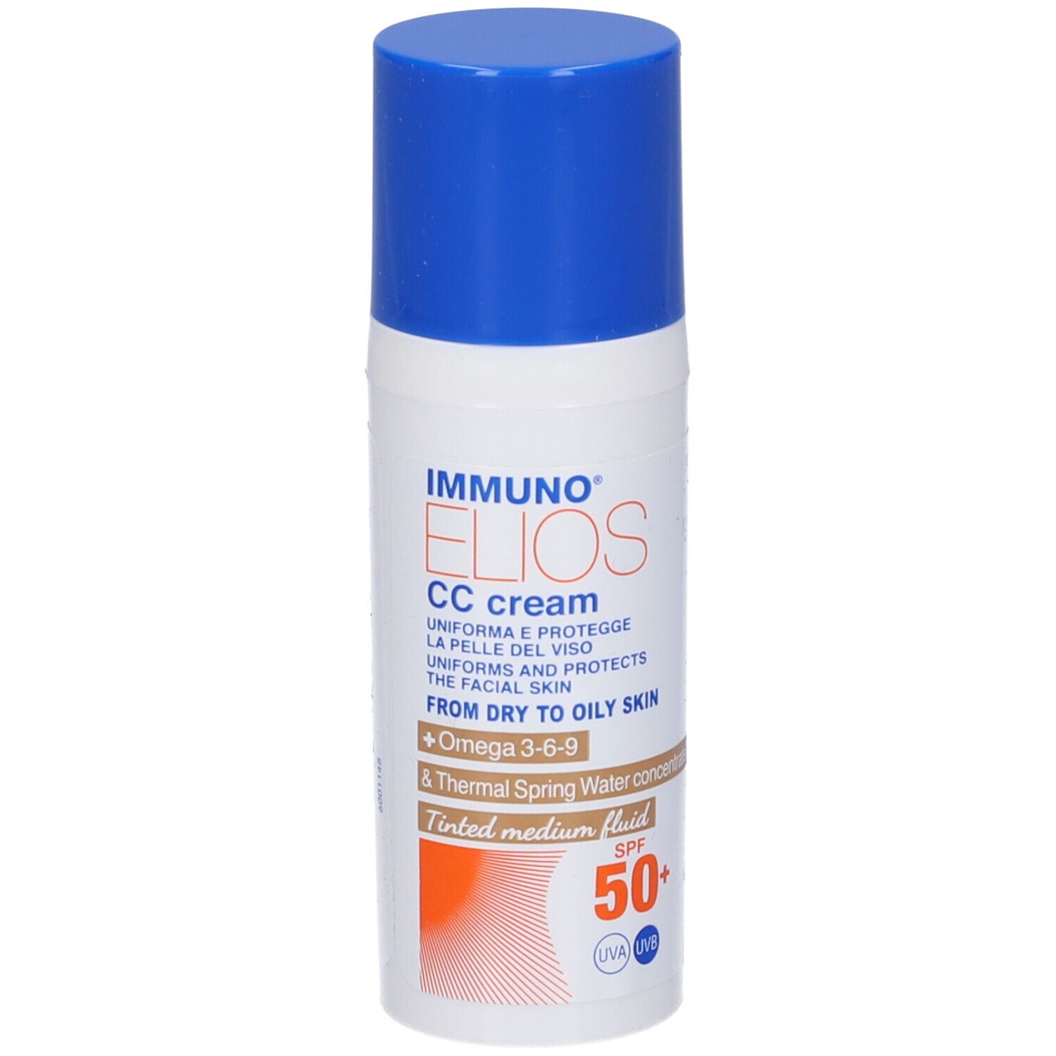 Immuno Elios Cc Cream Spf50+ Tinted Medium 40 Ml