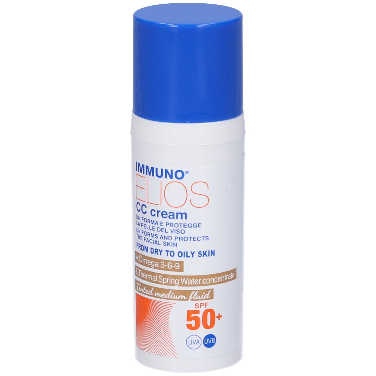 Immuno Elios Cc Cream Spf50+ Tinted Medium 40 Ml