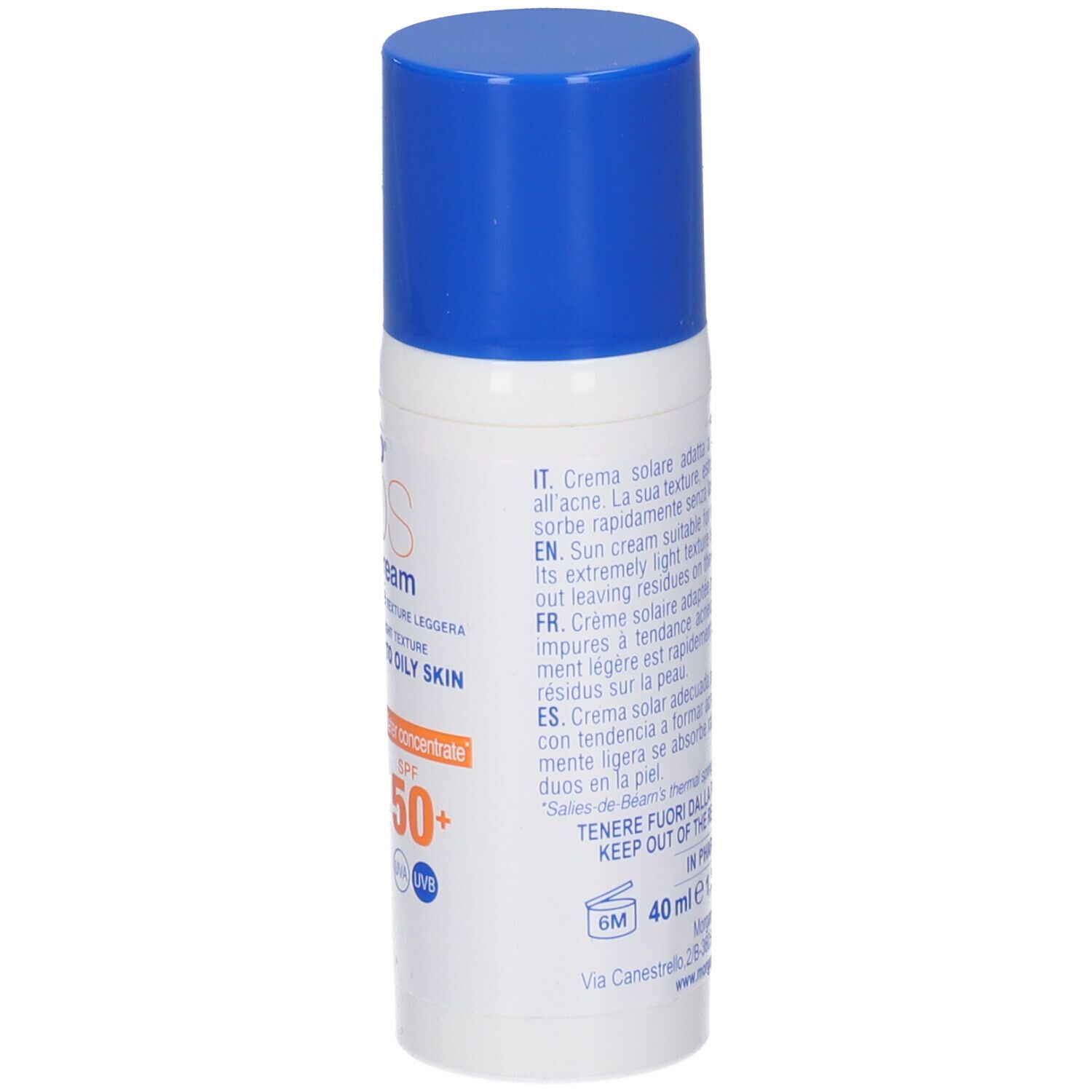 Immuno Elios Acqua Cream Spf50+ Oily Skin 40 Ml