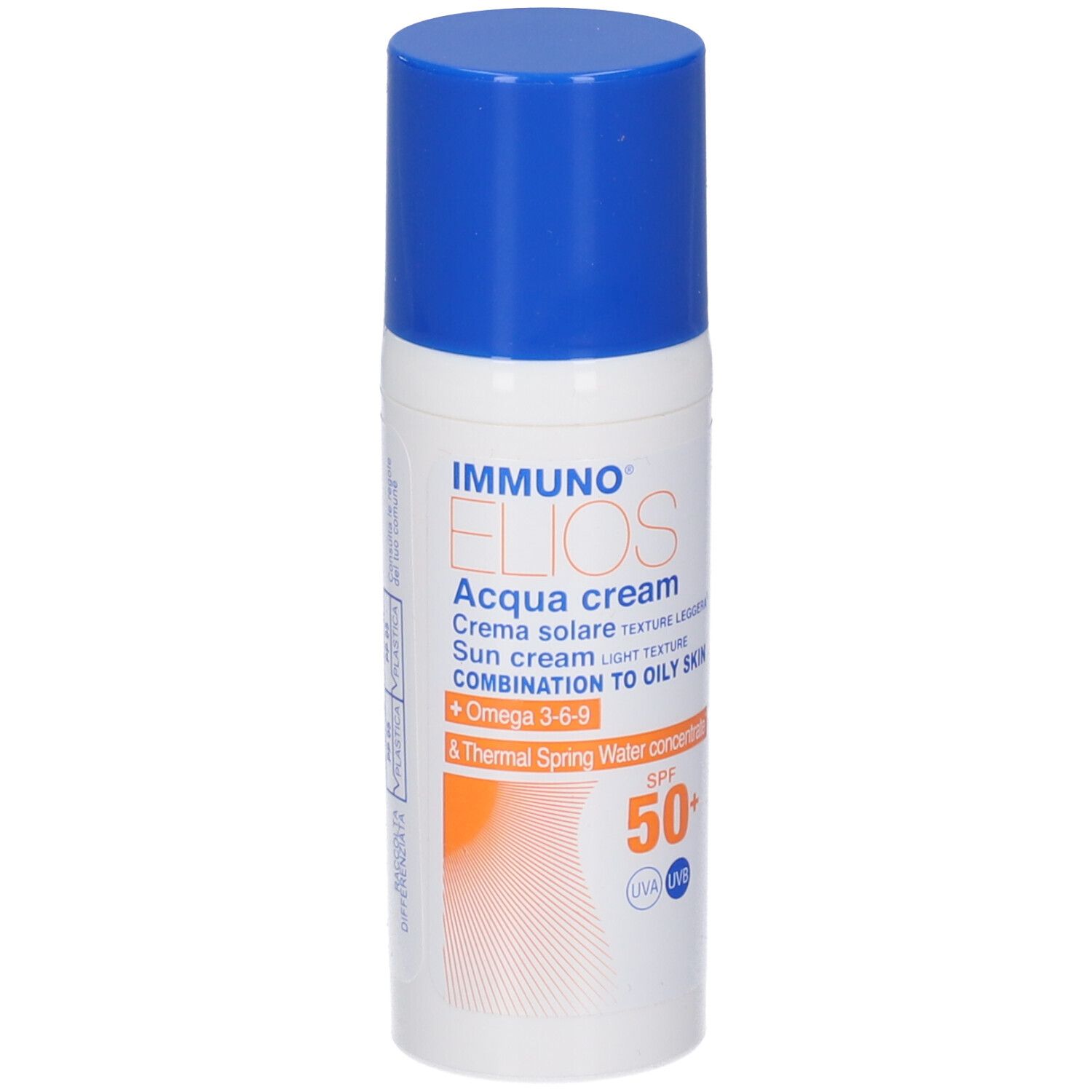 Immuno Elios Acqua Cream Spf50+ Oily Skin 40 Ml