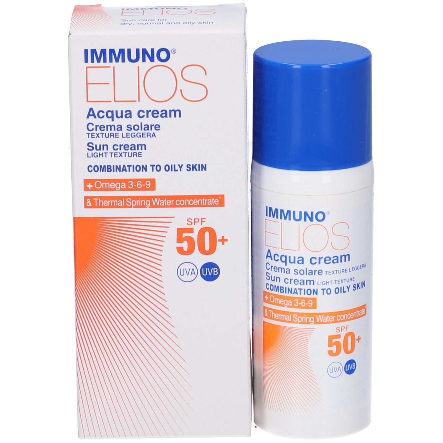 Immuno Elios Acqua Cream Spf50+ Oily Skin 40 Ml