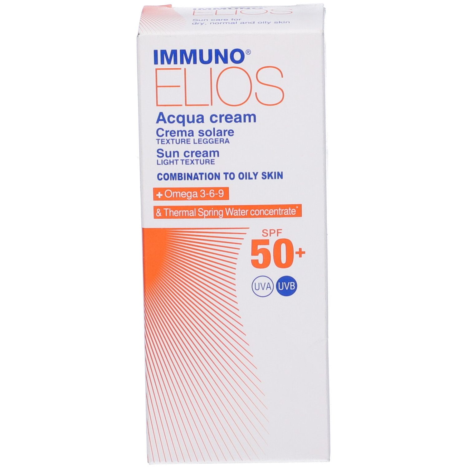 Immuno Elios Acqua Cream Spf50+ Oily Skin 40 Ml