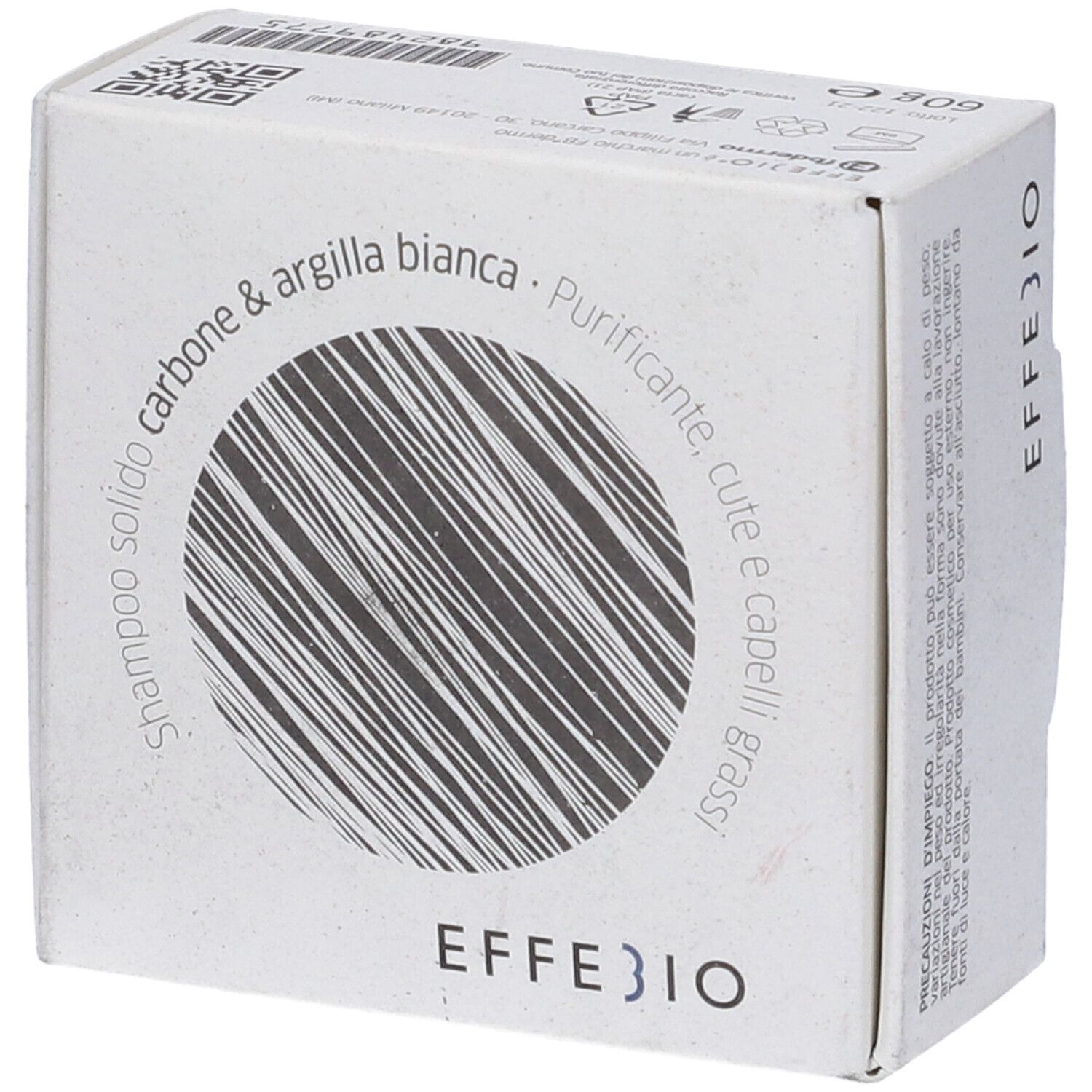 Effebio Shampoo Solido Carbone 60 G