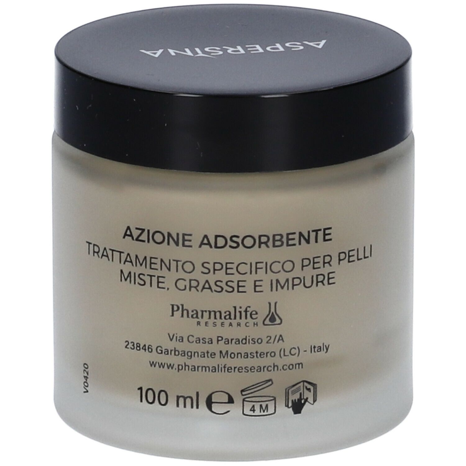 Pharmalife Reserch Aspersina Detox Maschera Viso Anti Imperfezioni Dermopurificante