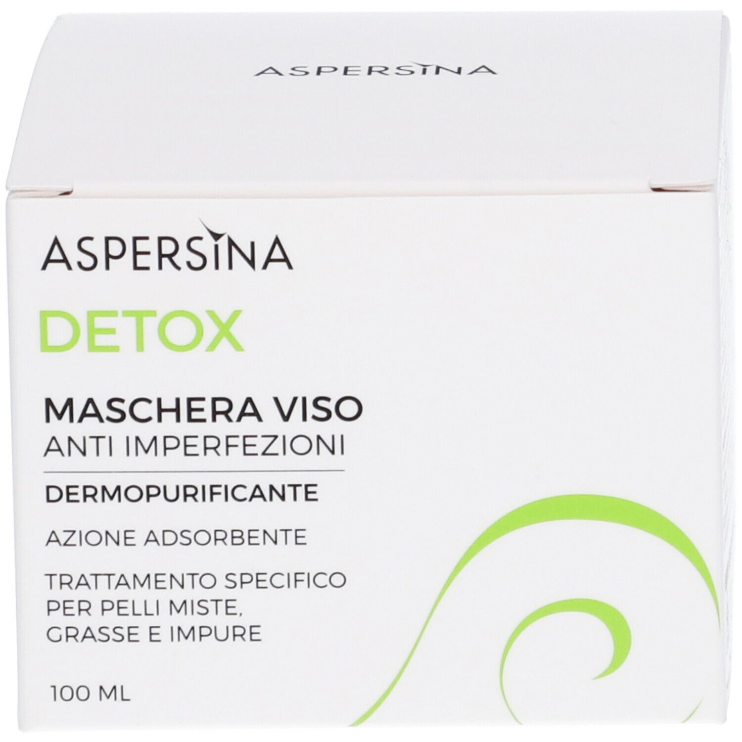 Pharmalife Reserch Aspersina Detox Maschera Viso Anti Imperfezioni Dermopurificante