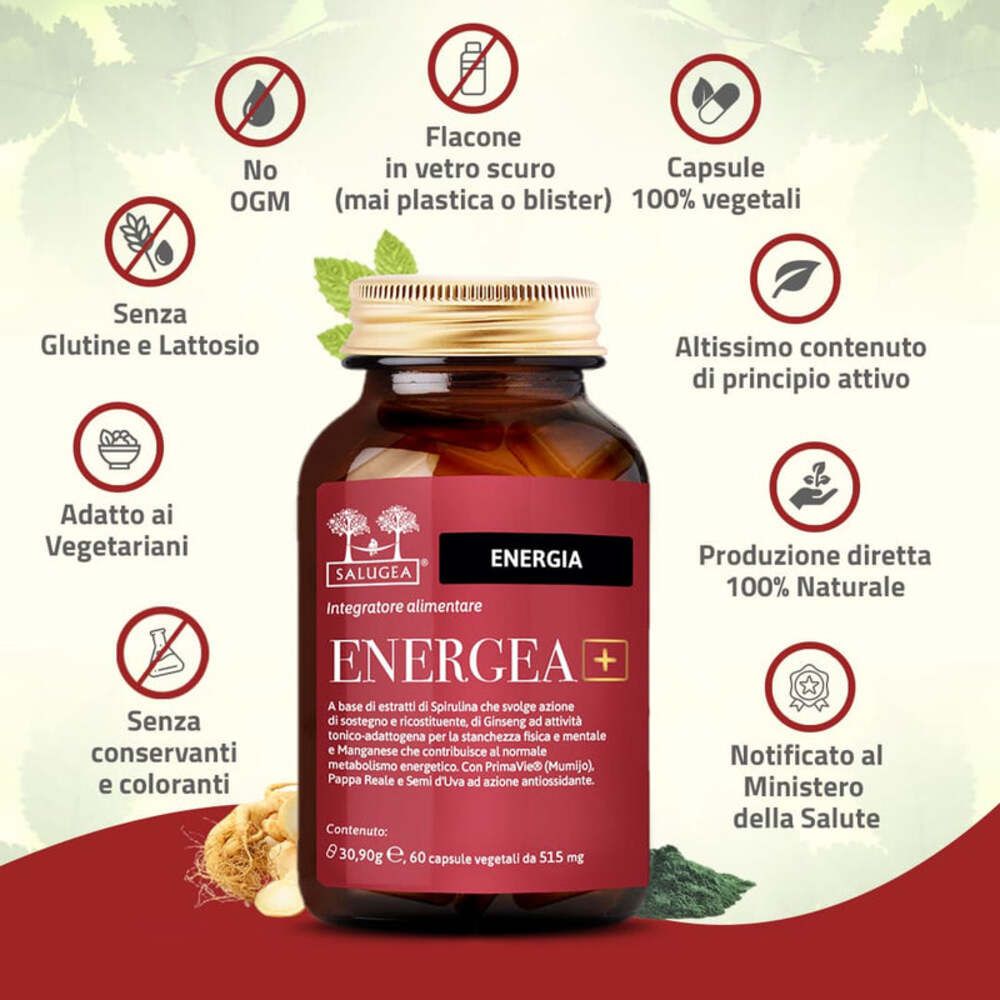 Energea+ Salugea - Energia e Vitalità - capsule