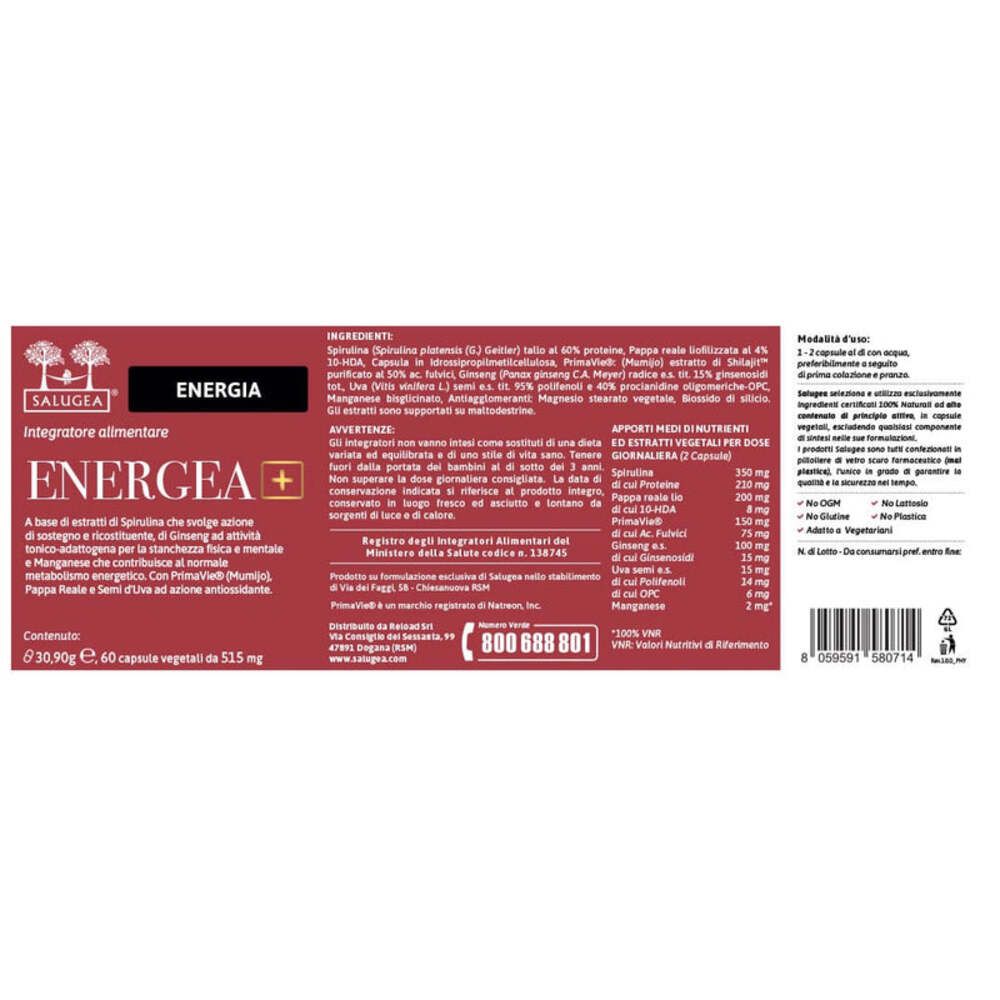 Energea+ Salugea - Energia e Vitalità - capsule