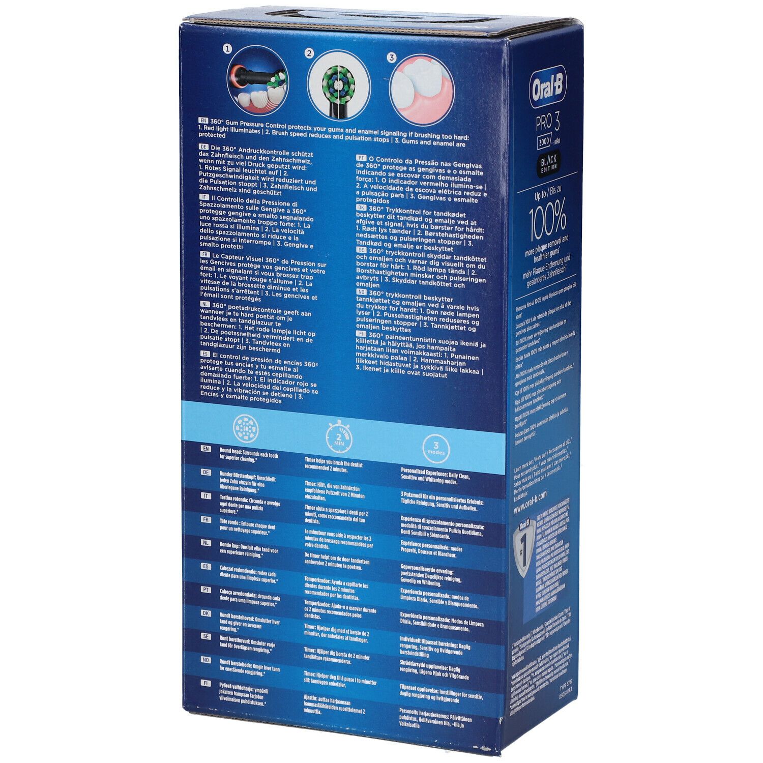 Oral-B® Spazzolino Elettrico Ricaricabile Pro 3 3000 Nero