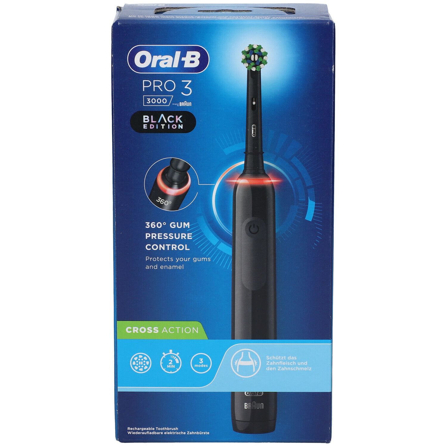 Oral-B® Spazzolino Elettrico Ricaricabile Pro 3 3000 Nero