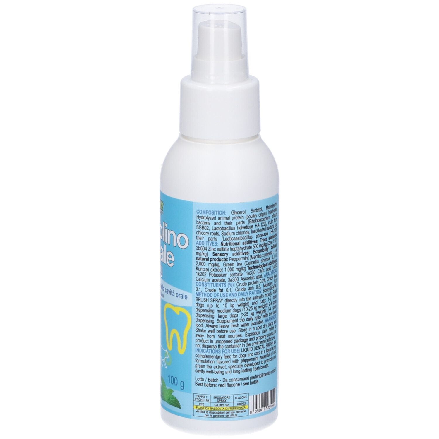 Petformance®  SPAZZOLINO DENTALE FLACONE SPRAY Cane/Gatto