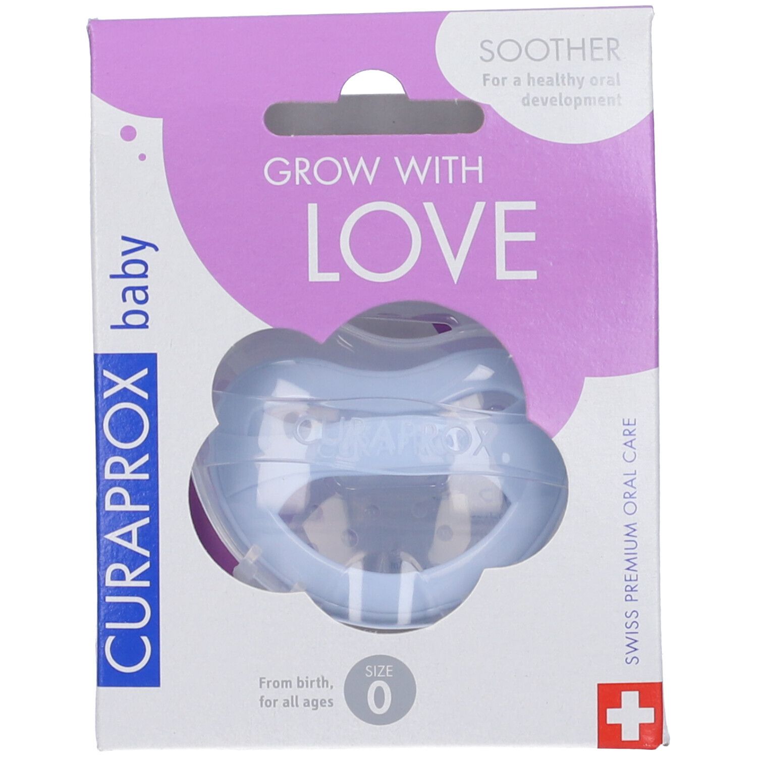 Curaprox Baby Soother Blue Taglia 0 Per Tutte le Età Blue