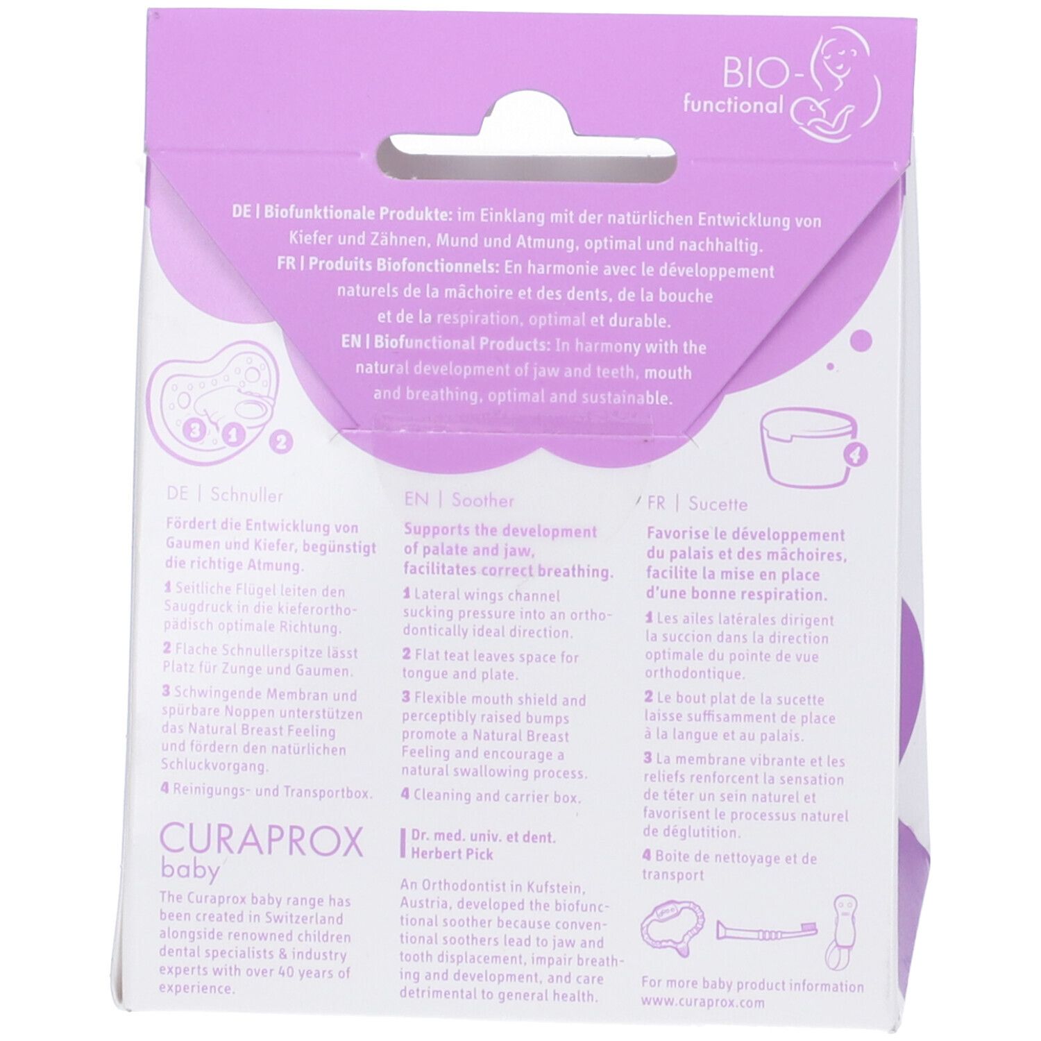 Curaprox Succhietto Baby Shoother Blue