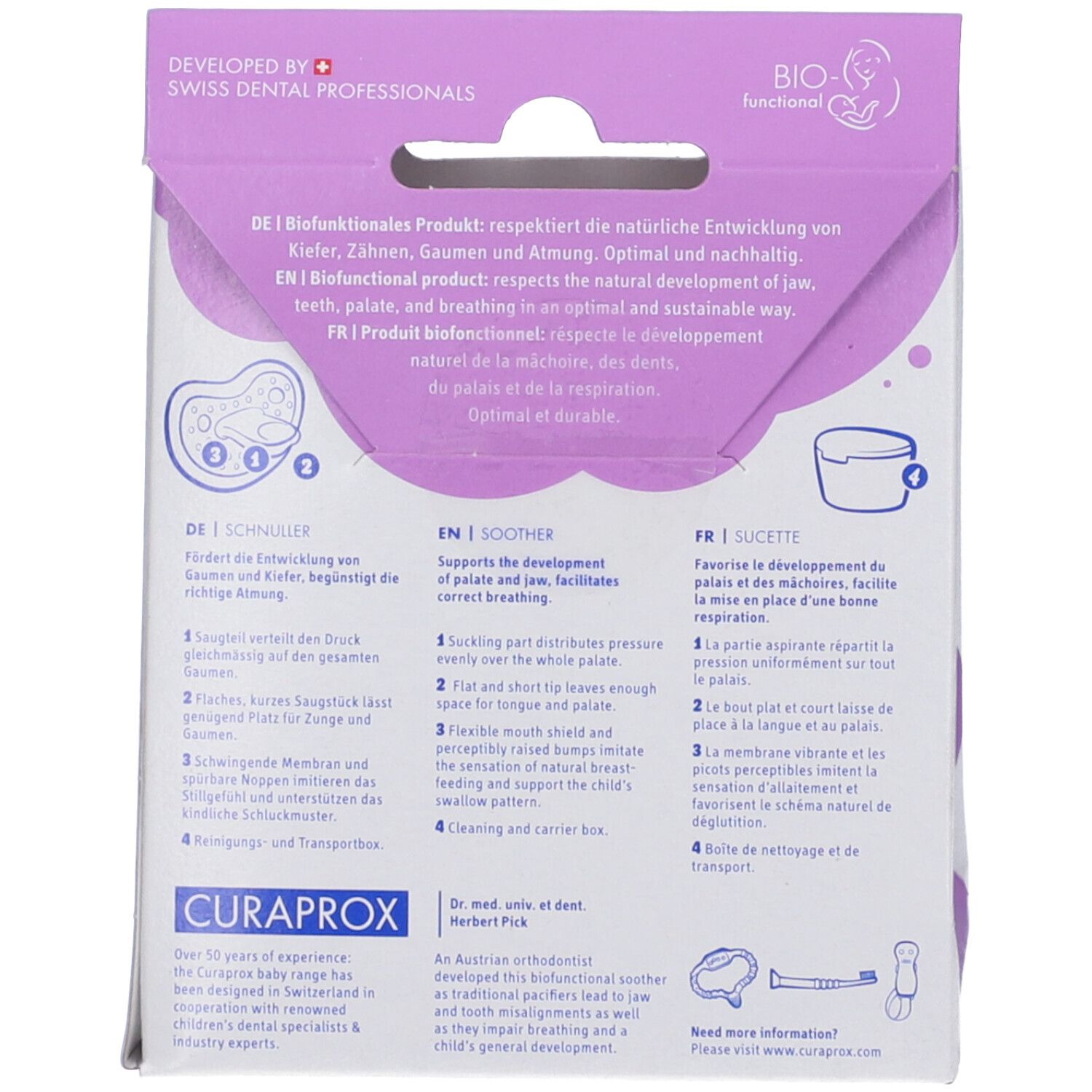 Curaprox Baby Soother Coral Taglia 0 Per Tutte le Età Coral