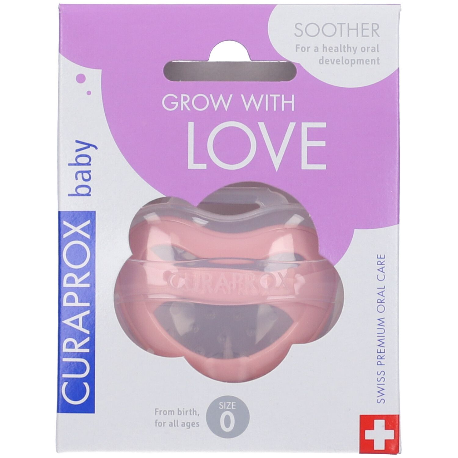 Curaprox Baby Soother Pink Taglia 0 Per Tutte le Età Pink