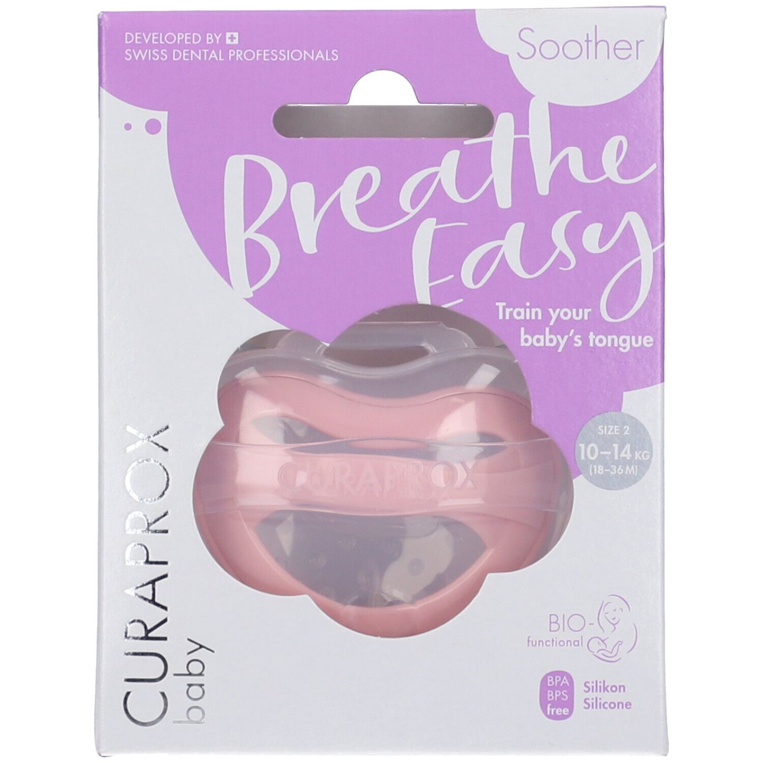 Curaprox Baby Soother Pink Taglia 2 +2,5 Anni Pink